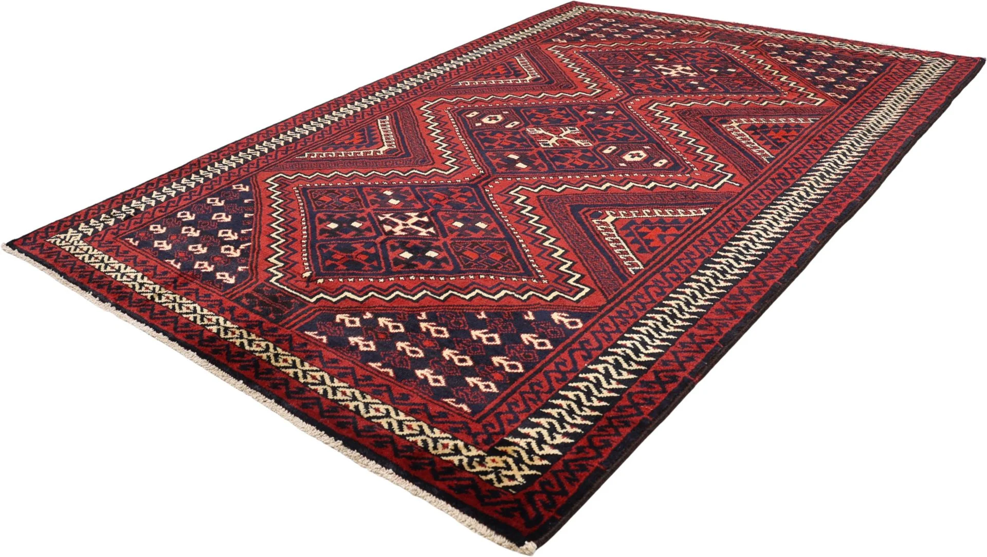 Handgeknüpfter Shiraz Perserteppich 177 × 260 cm