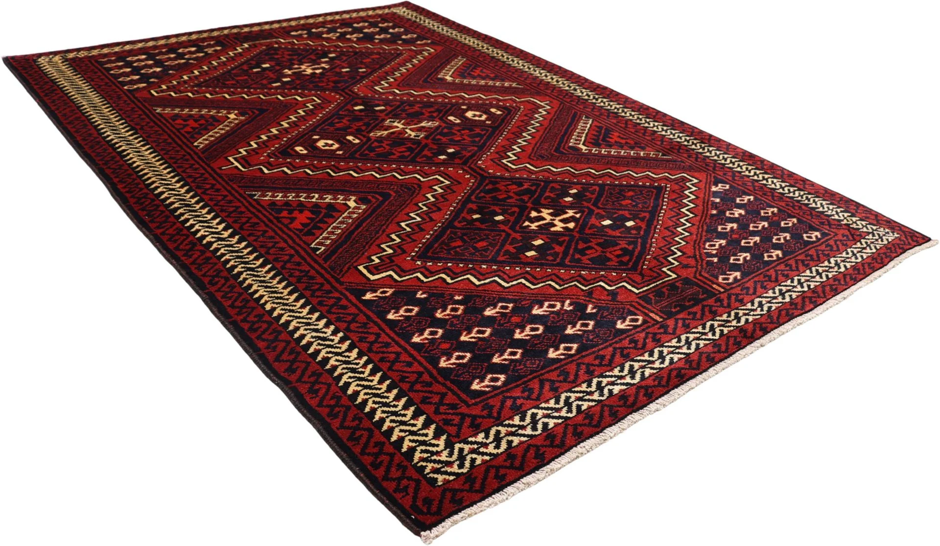 Handgeknüpfter Shiraz Perserteppich 177 × 260 cm