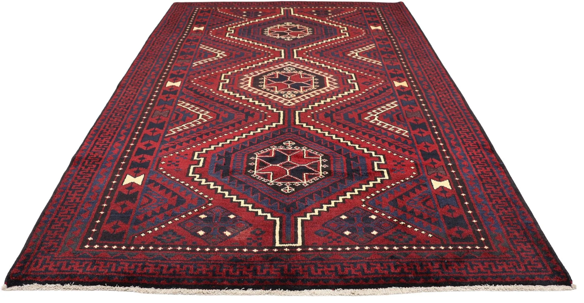 Handgeknüpfter Shiraz Perserteppich, 170 × 257 cm, Wolle