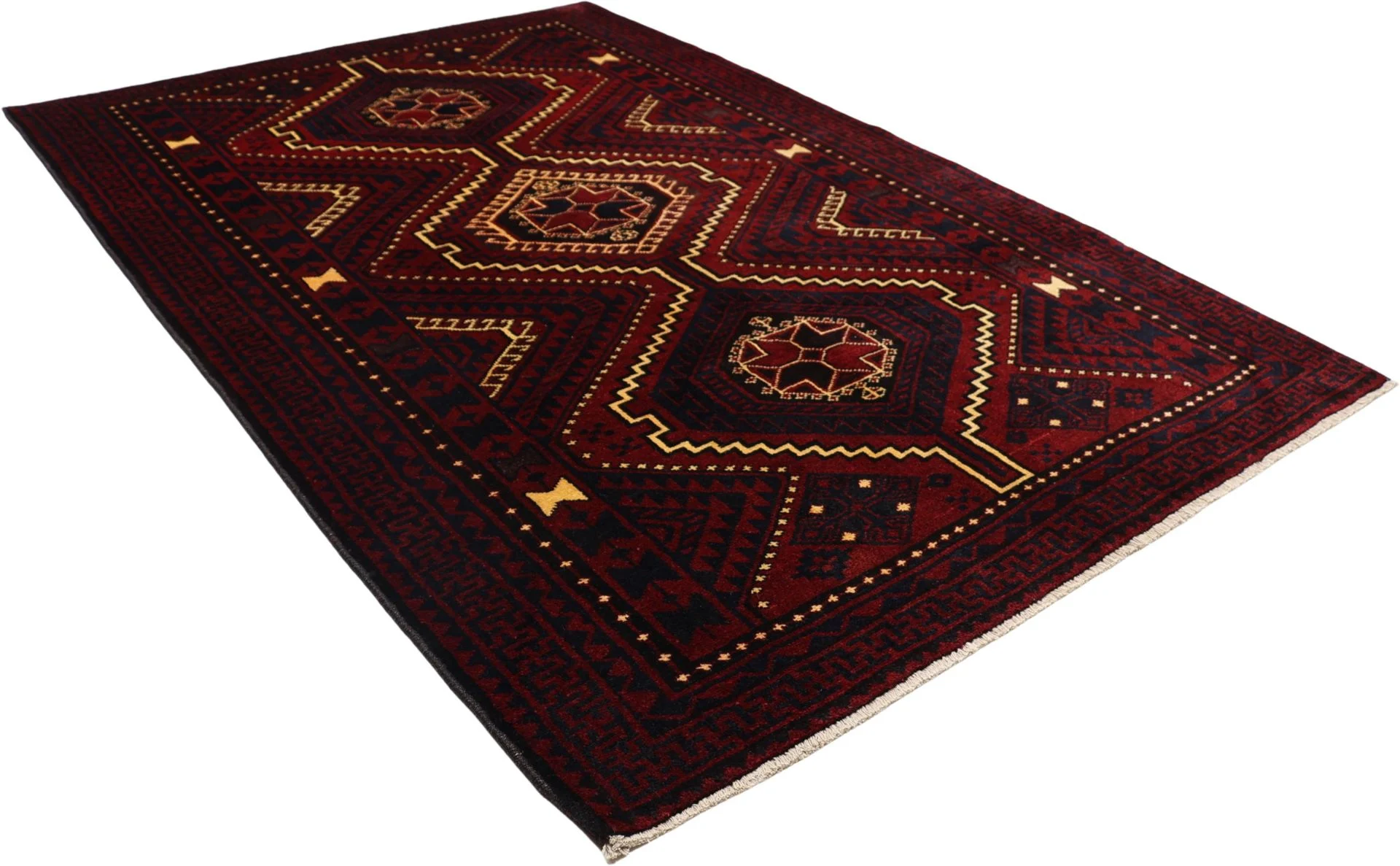 Handgeknüpfter Shiraz Perserteppich, 170 × 257 cm, Wolle