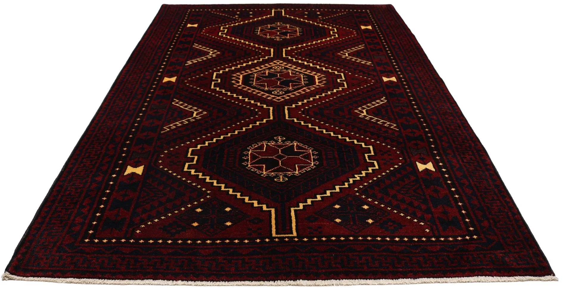 Handgeknüpfter Shiraz Perserteppich, 170 × 257 cm, Wolle
