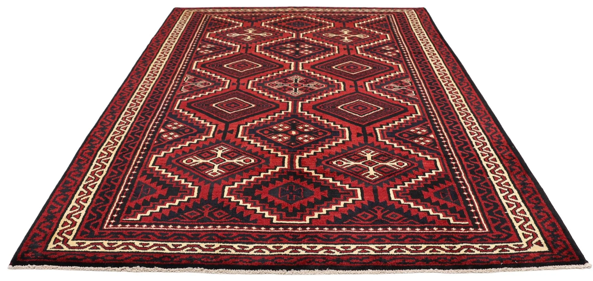 Handgeknüpfter Shiraz Perserteppich, 180 × 260 cm, Wolle