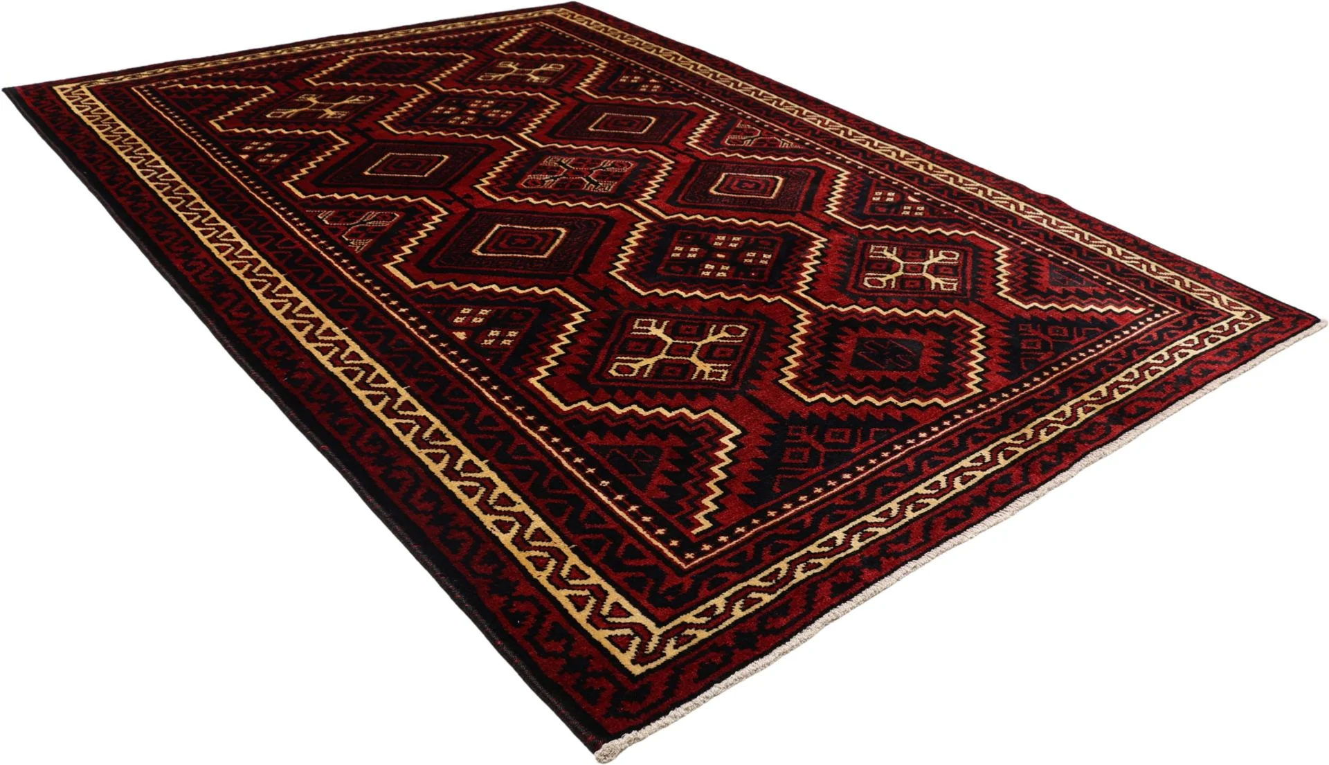 Handgeknüpfter Shiraz Perserteppich, 180 × 260 cm, Wolle