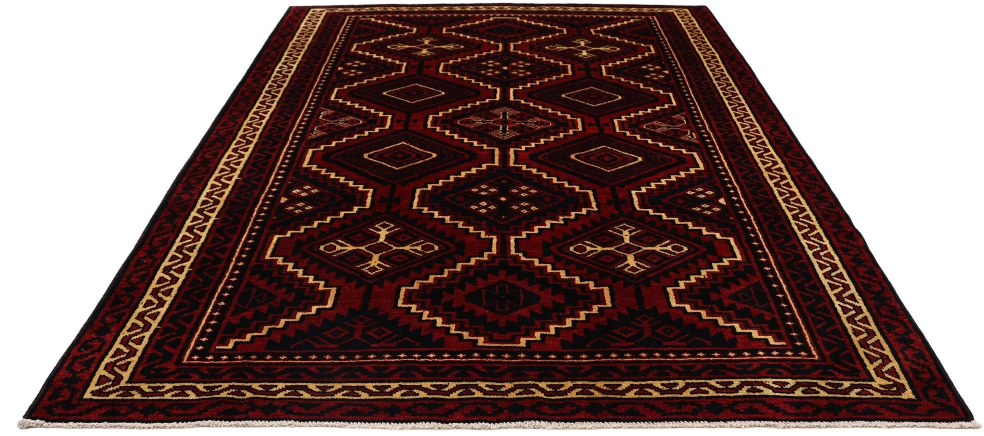 Handgeknüpfter Shiraz Perserteppich, 180 × 260 cm, Wolle