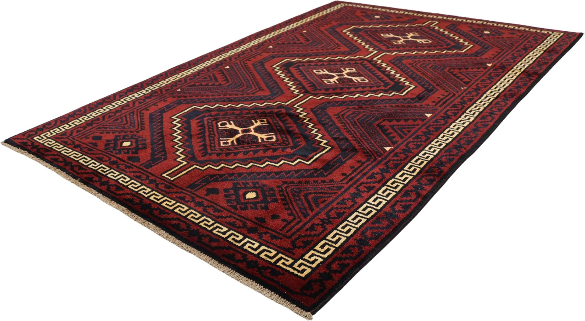 Handgeknüpfter Shiraz Perserteppich 177 × 265 cm