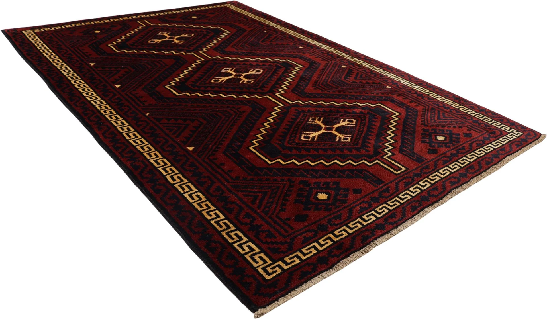 Handgeknüpfter Shiraz Perserteppich 177 × 265 cm