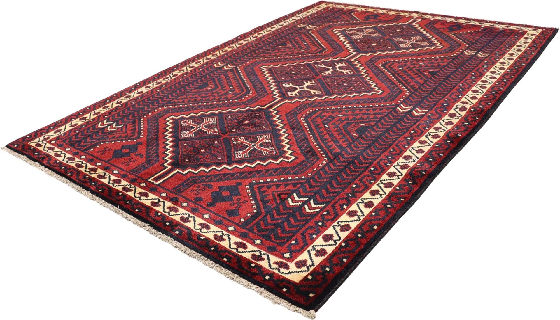 Shiraz Perserteppich 180 × 260 cm aus Wolle, handgeknüpft