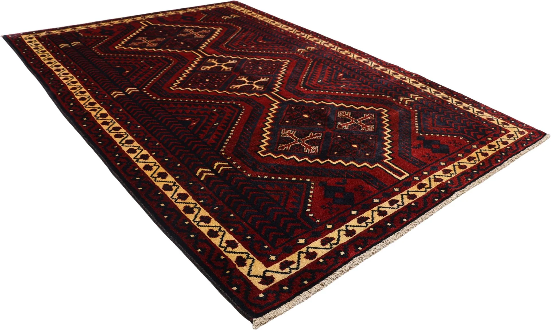 Shiraz Perserteppich 180 × 260 cm aus Wolle, handgeknüpft