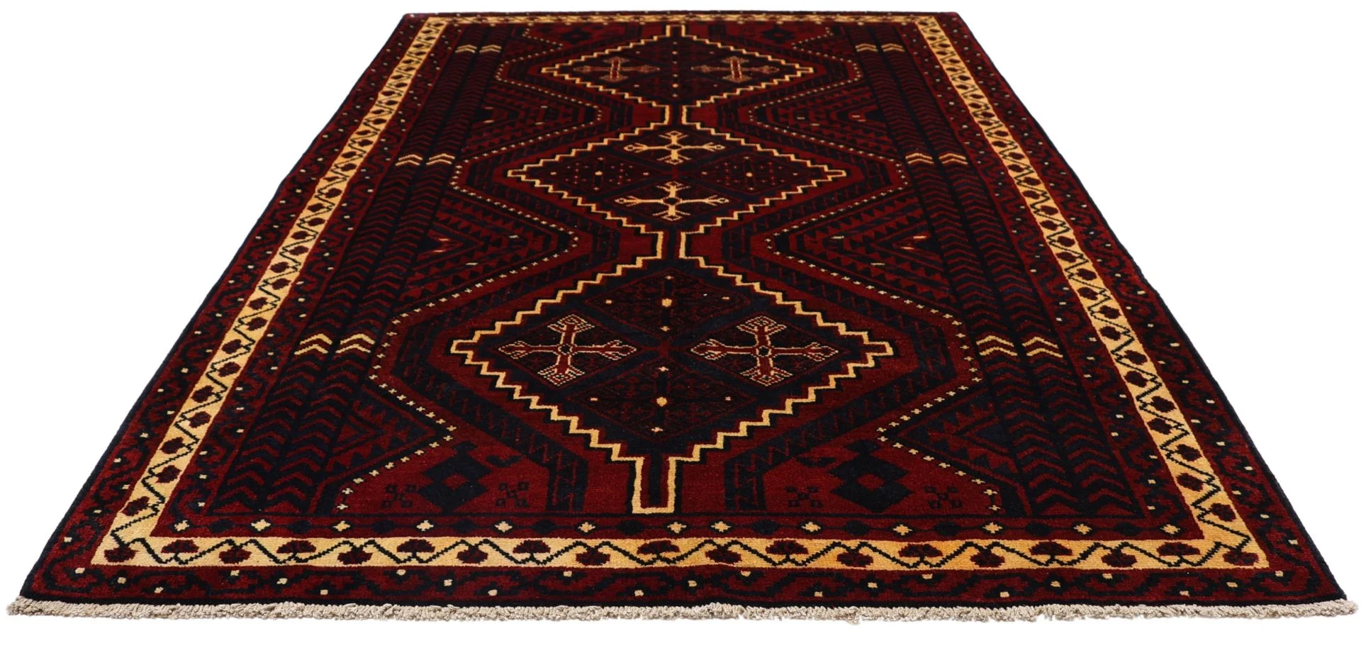 Shiraz Perserteppich 180 × 260 cm aus Wolle, handgeknüpft