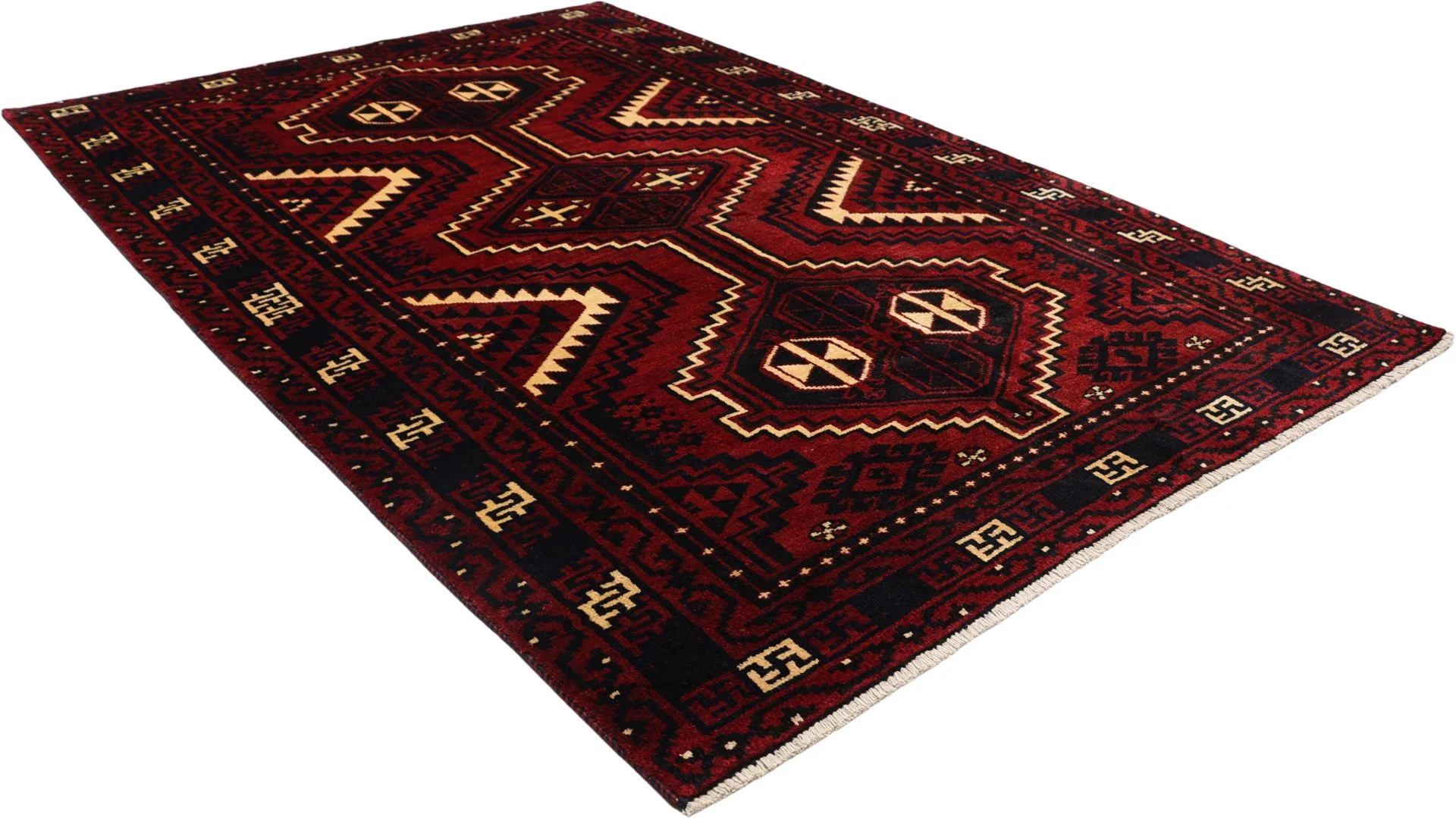 Shiraz Perserteppich 178 × 262 cm aus Wolle, handgeknüpft