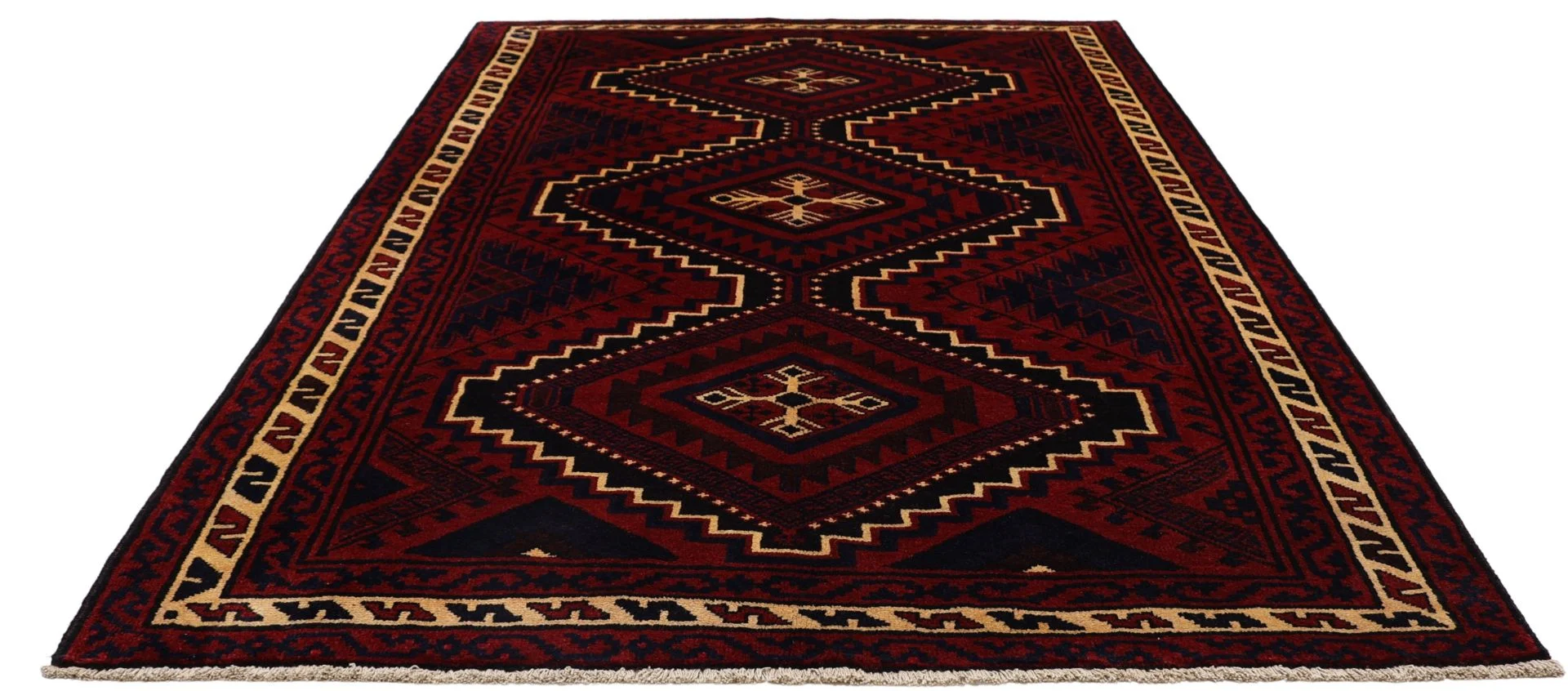 Handgeknüpfter Shiraz Perserteppich, 185 × 265 cm, Wolle