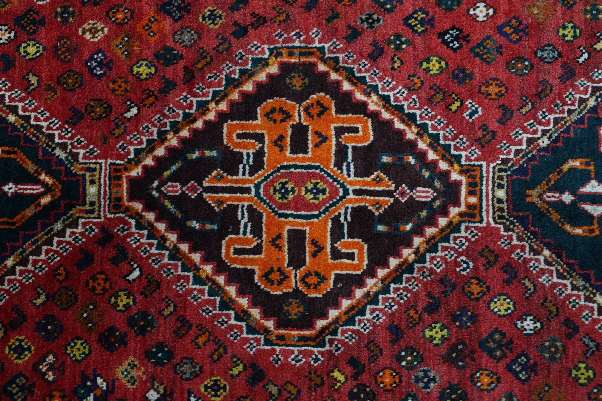 Shiraz Perserteppich 170 × 270 cm aus Wolle, handgeknüpft