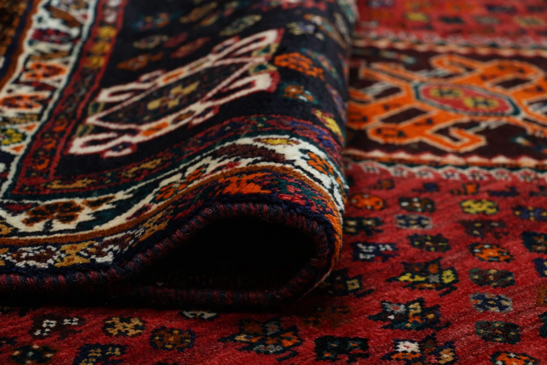 Shiraz Perserteppich 170 × 270 cm aus Wolle, handgeknüpft
