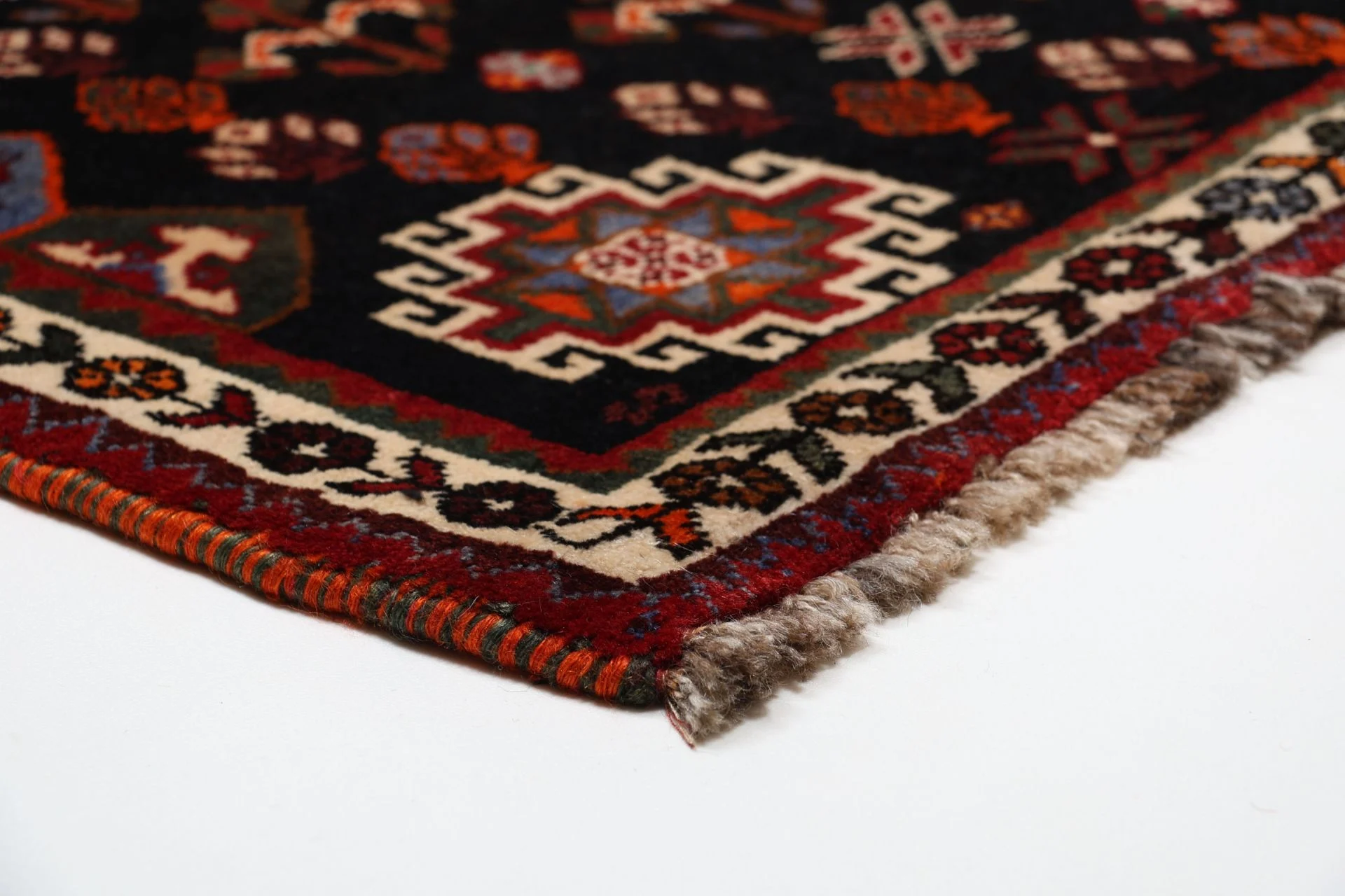 Shiraz Perserteppich 175 × 250 cm aus Wolle, handgeknüpft