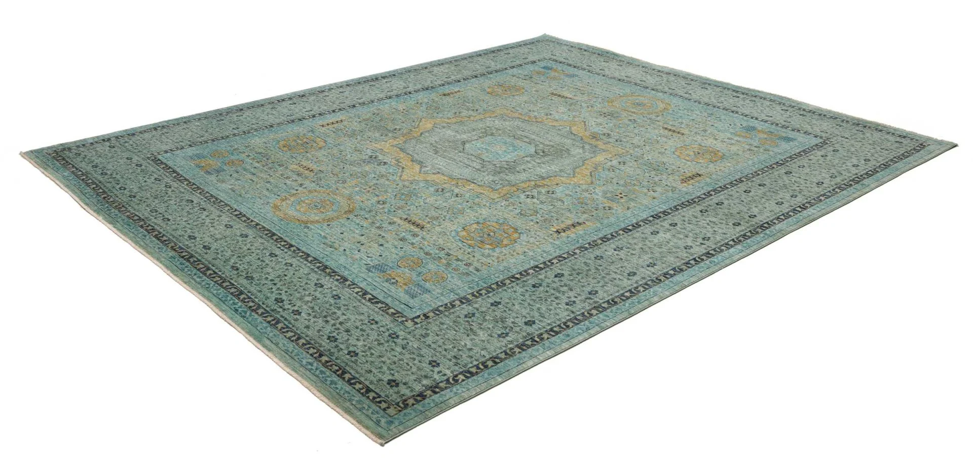 Handgeknüpfter Mamluk Orientteppich 253 × 305 cm
