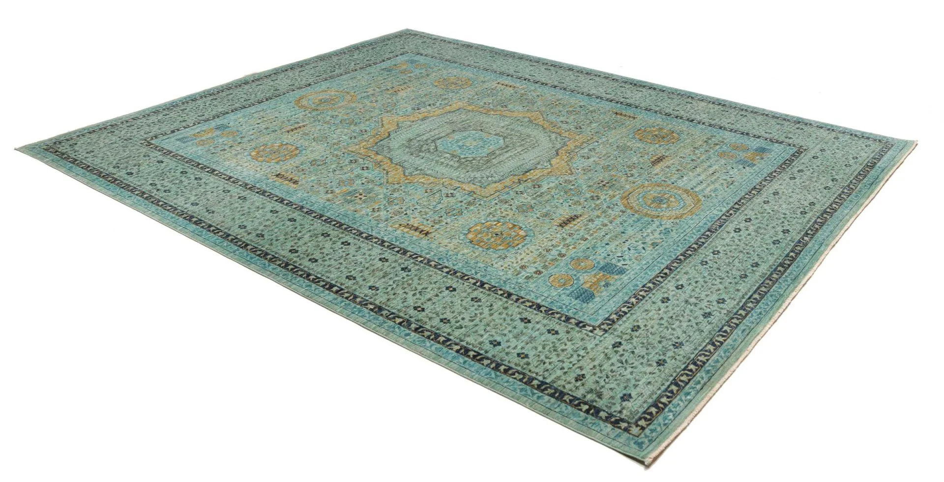 Handgeknüpfter Mamluk Orientteppich 253 × 305 cm