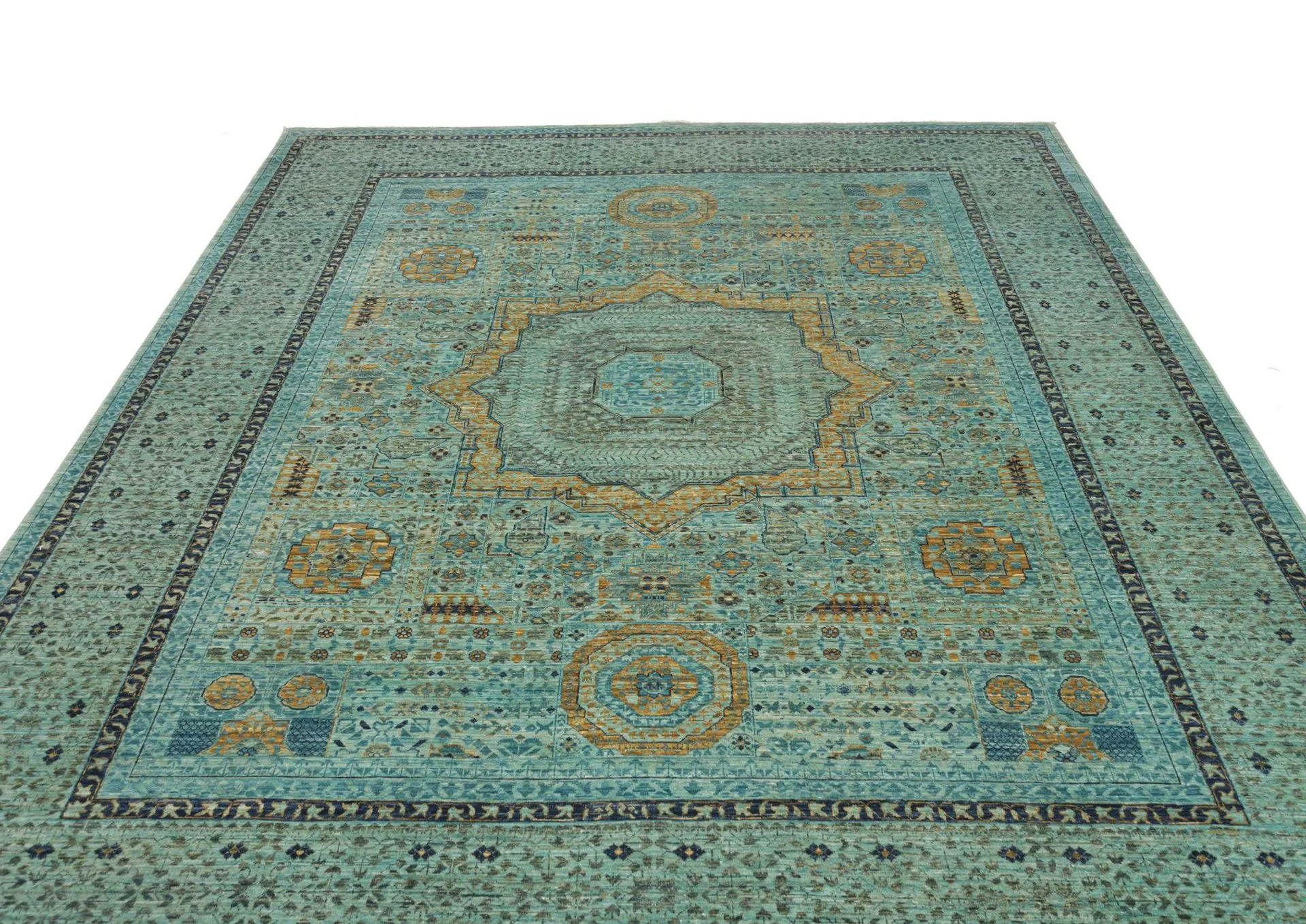 Handgeknüpfter Mamluk Orientteppich 253 × 305 cm