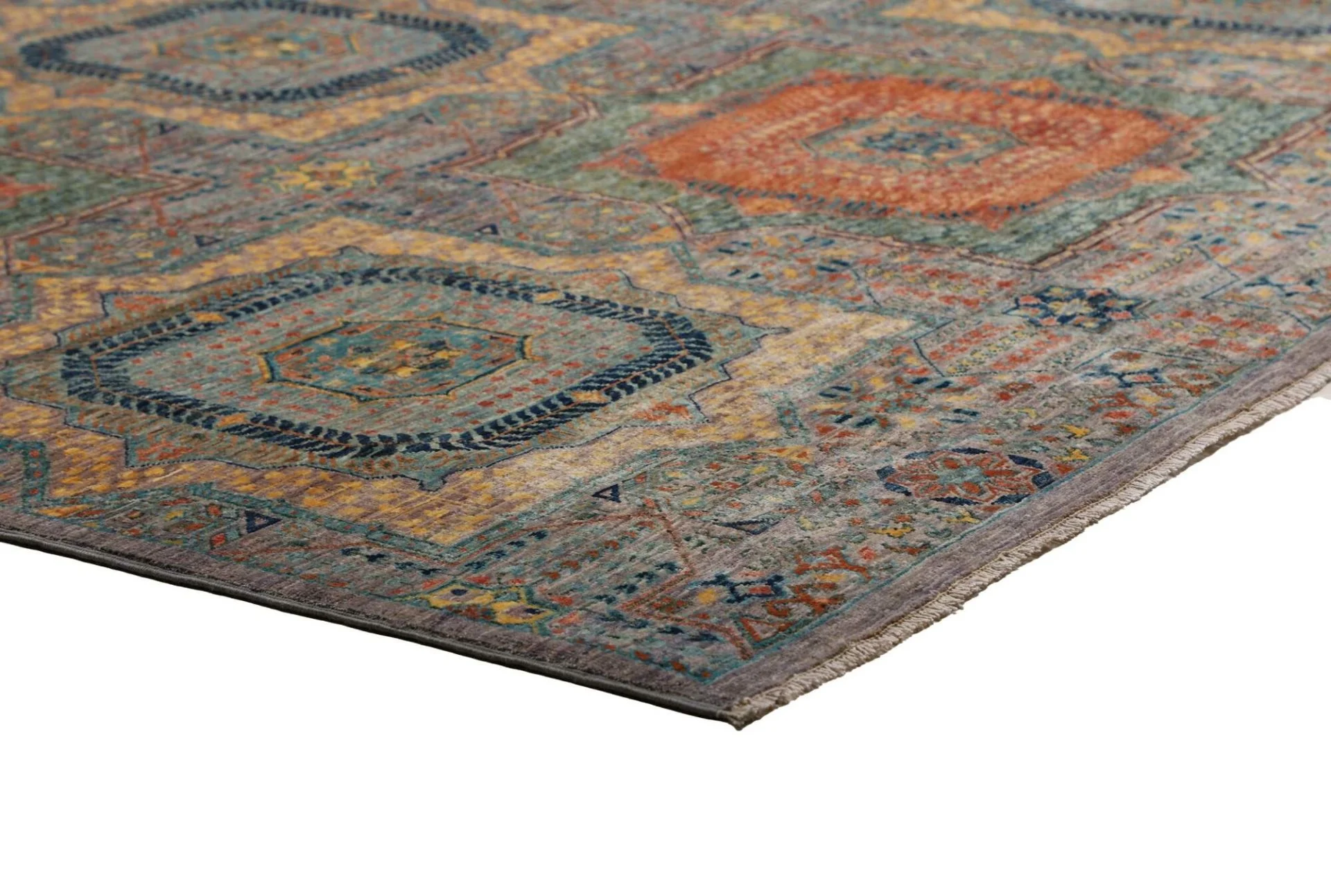 Mamluk Orientteppich aus Pakistan, 203 × 301 cm