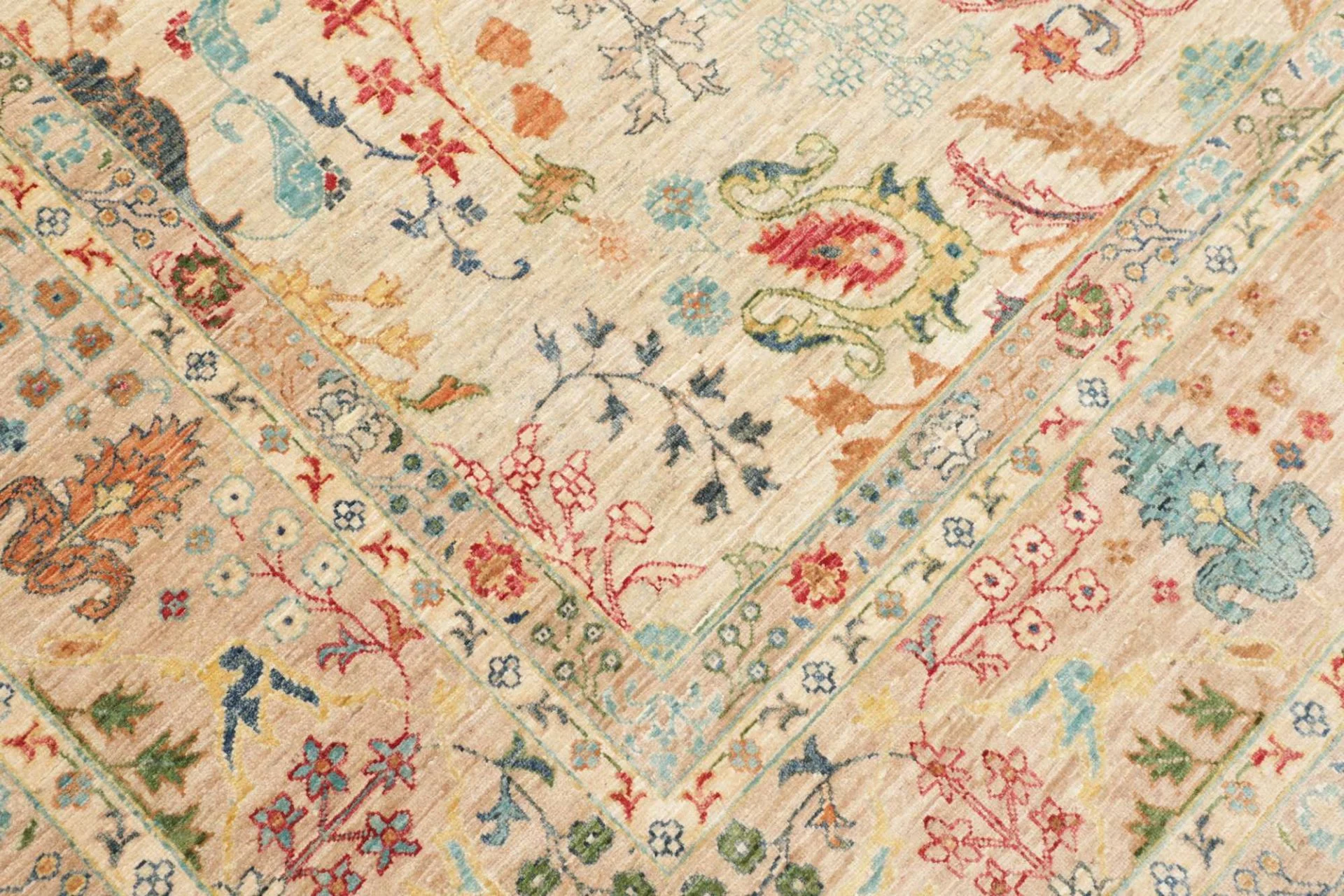 orientteppich-samarkand-205-x-304-cm-schurwolle-handgeknupft-15 Handgeknüpfter Samarkand Orientteppich, 205 × 304 cm, Wolle
