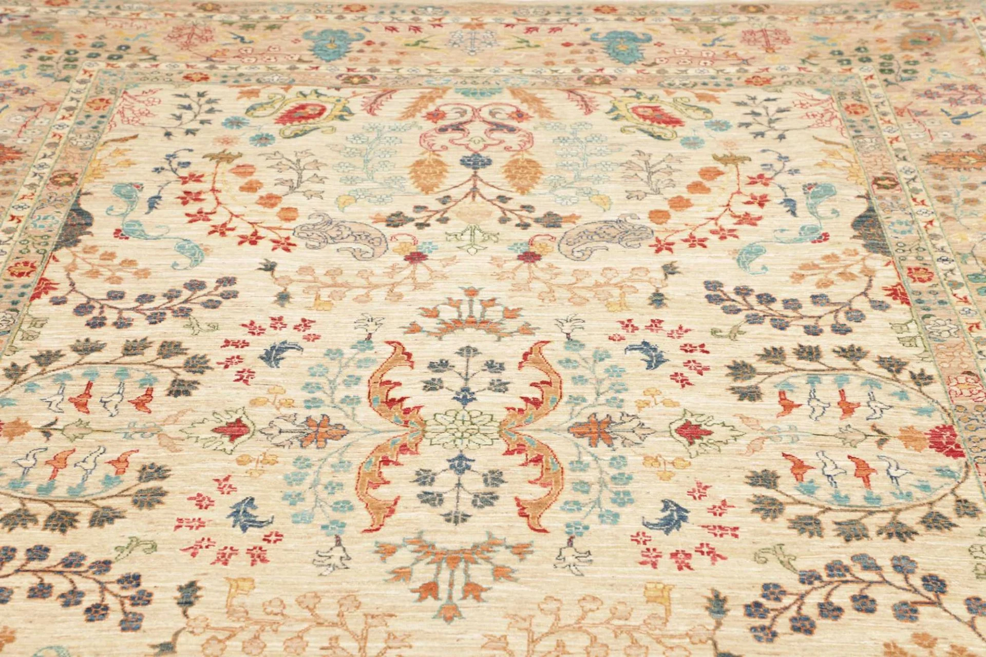 orientteppich-samarkand-205-x-304-cm-schurwolle-handgeknupft-17 Handgeknüpfter Samarkand Orientteppich, 205 × 304 cm, Wolle