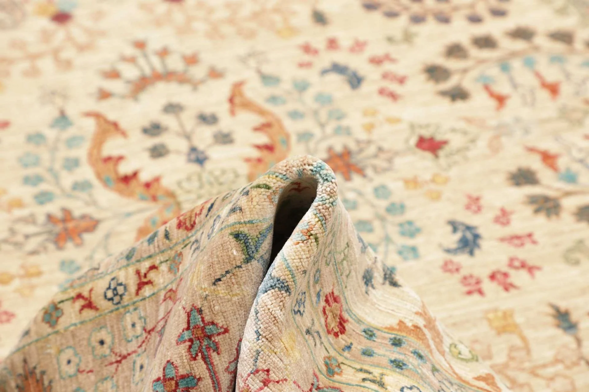 orientteppich-samarkand-205-x-304-cm-schurwolle-handgeknupft-18 Handgeknüpfter Samarkand Orientteppich, 205 × 304 cm, Wolle