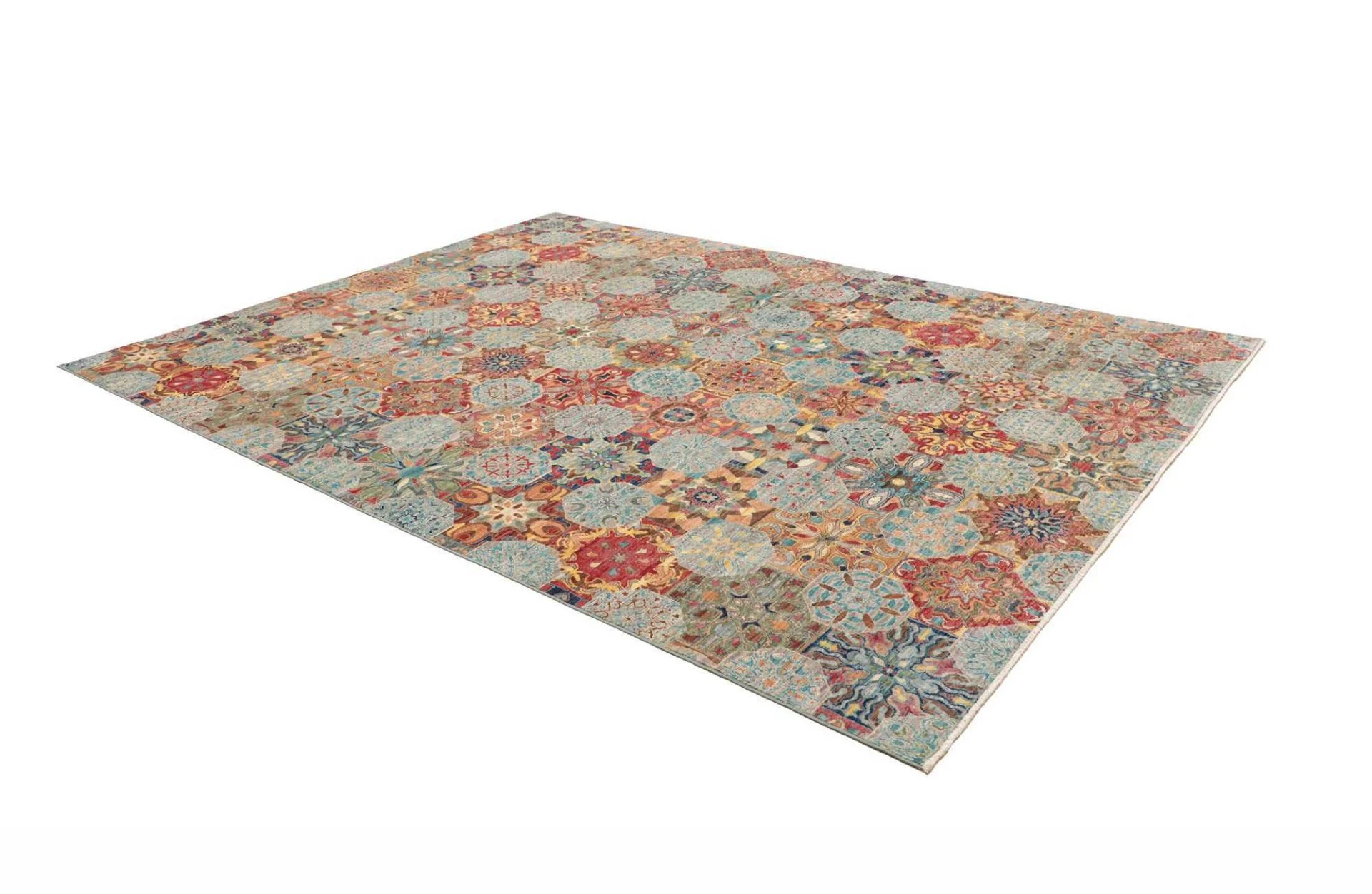 orientteppich-samarkand-245-x-299-cm-schurwolle-handgeknupft-10 Samarkand Orientteppich aus Pakistan, 245 × 299 cm
