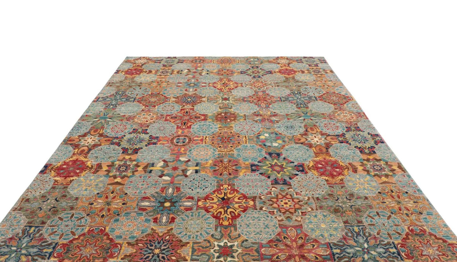 orientteppich-samarkand-245-x-299-cm-schurwolle-handgeknupft-12 Samarkand Orientteppich aus Pakistan, 245 × 299 cm