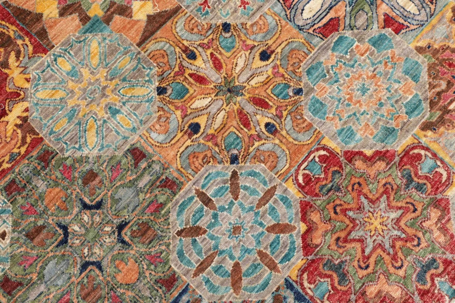orientteppich-samarkand-245-x-299-cm-schurwolle-handgeknupft-15 Samarkand Orientteppich aus Pakistan, 245 × 299 cm
