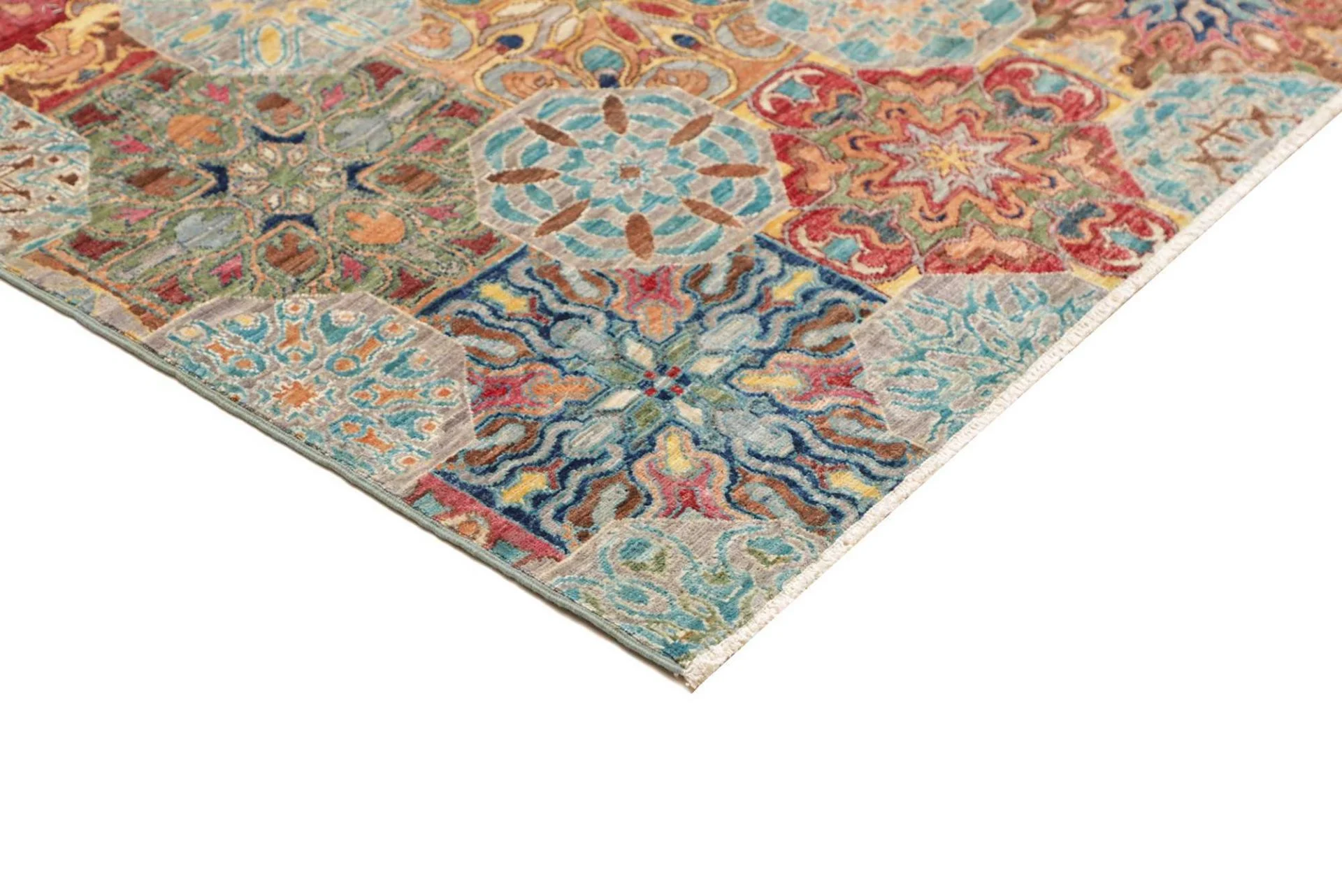 orientteppich-samarkand-240-x-306-cm-schurwolle-handgeknupft-11 Handgeknüpfter Samarkand Orientteppich, 240 × 306 cm, Wolle