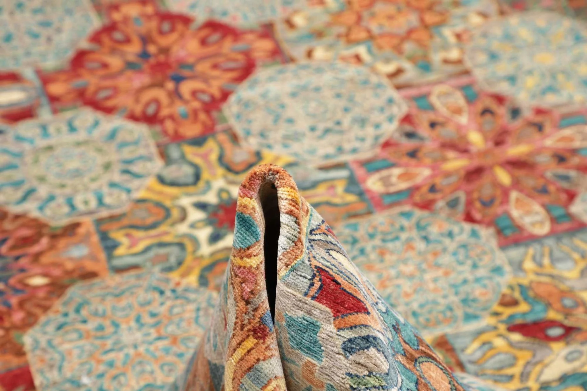 Samarkand Orientteppich aus Pakistan, 205 × 293 cm