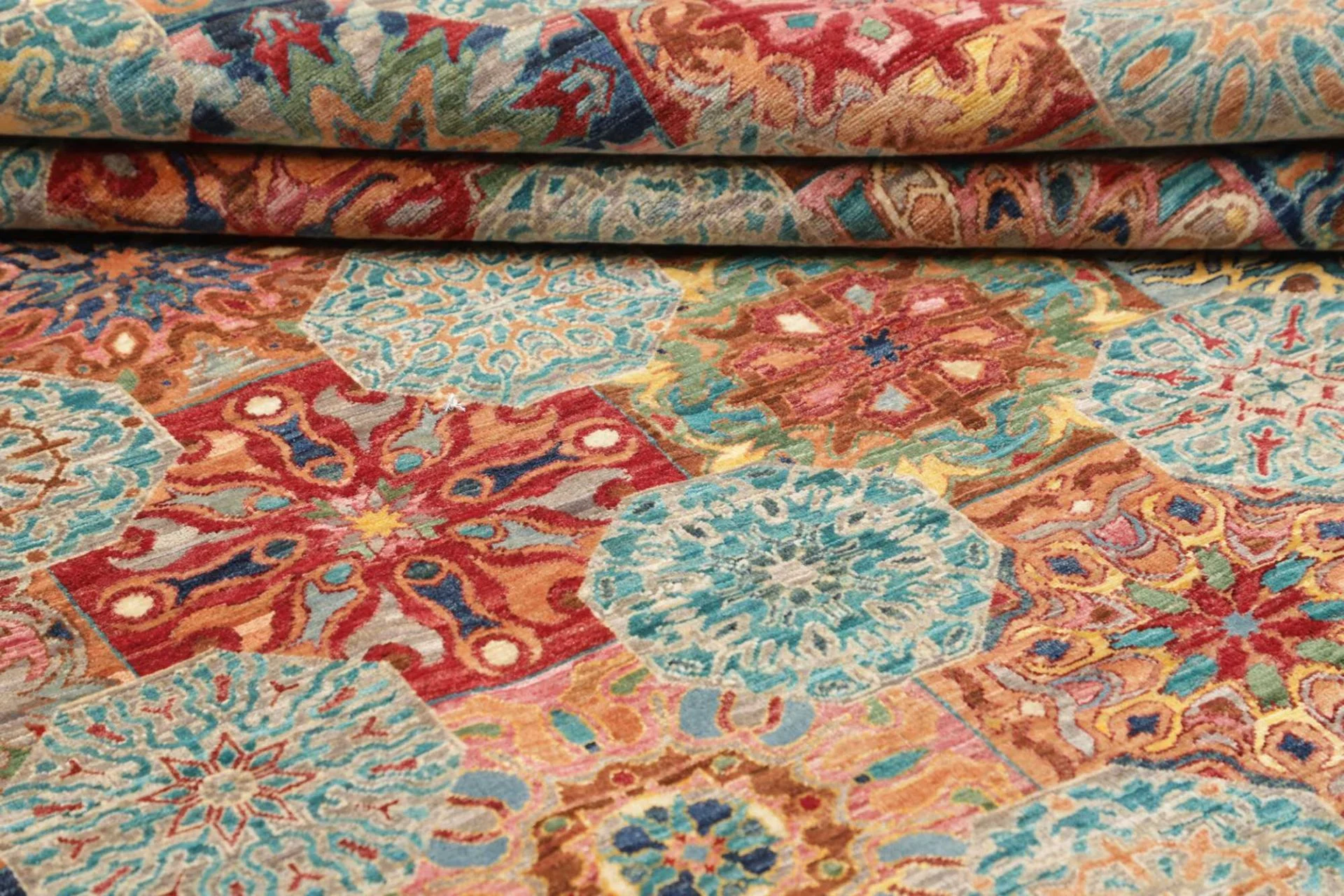 Samarkand Orientteppich aus Pakistan, 205 × 293 cm