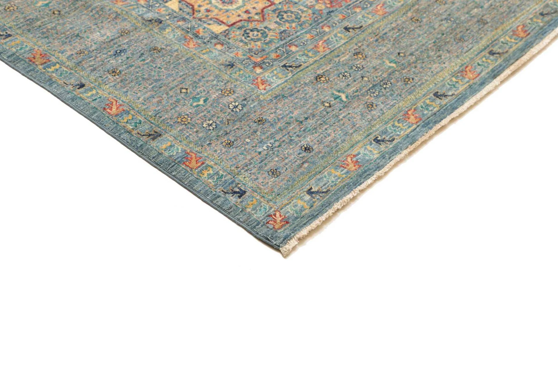Mamluk Orientteppich 209 × 289 cm aus Wolle, handgeknüpft