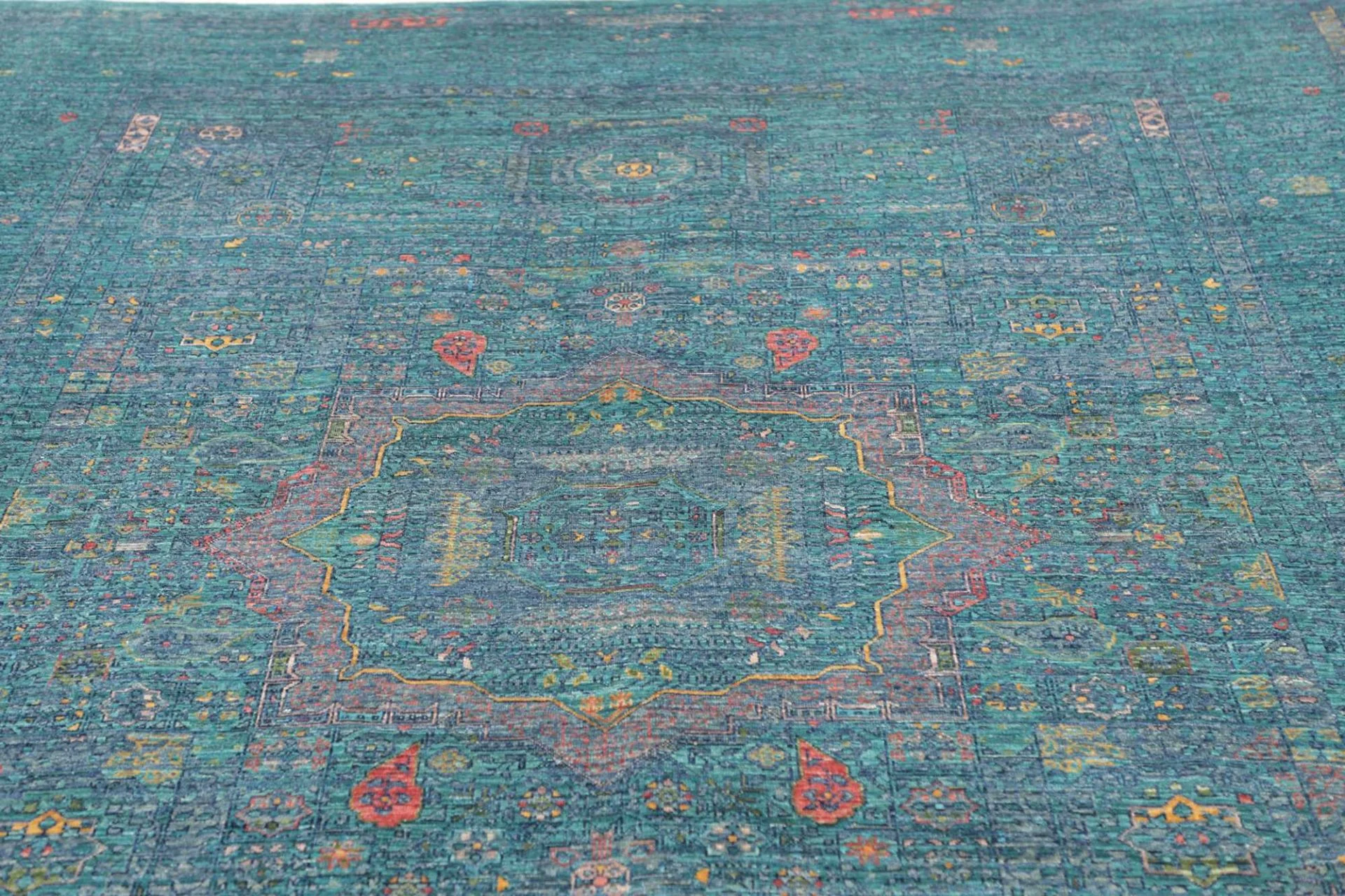 Handgeknüpfter Mamluk Orientteppich 210 × 297 cm