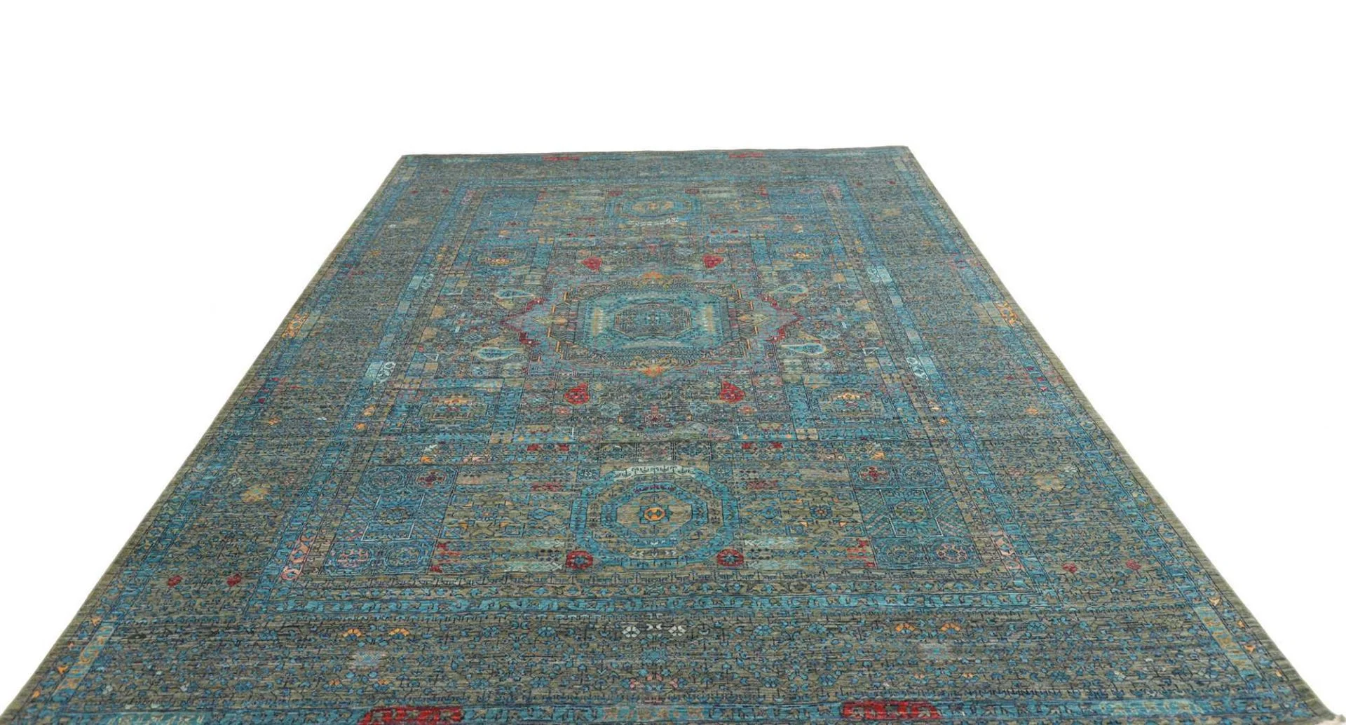 Mamluk Orientteppich aus Pakistan, 202 × 303 cm
