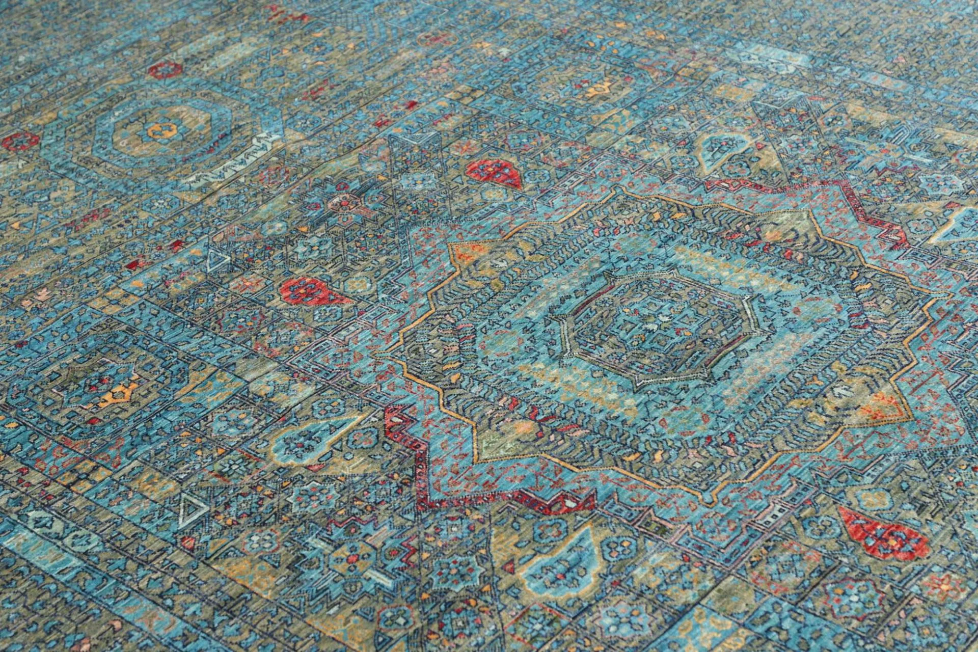 Mamluk Orientteppich aus Pakistan, 202 × 303 cm