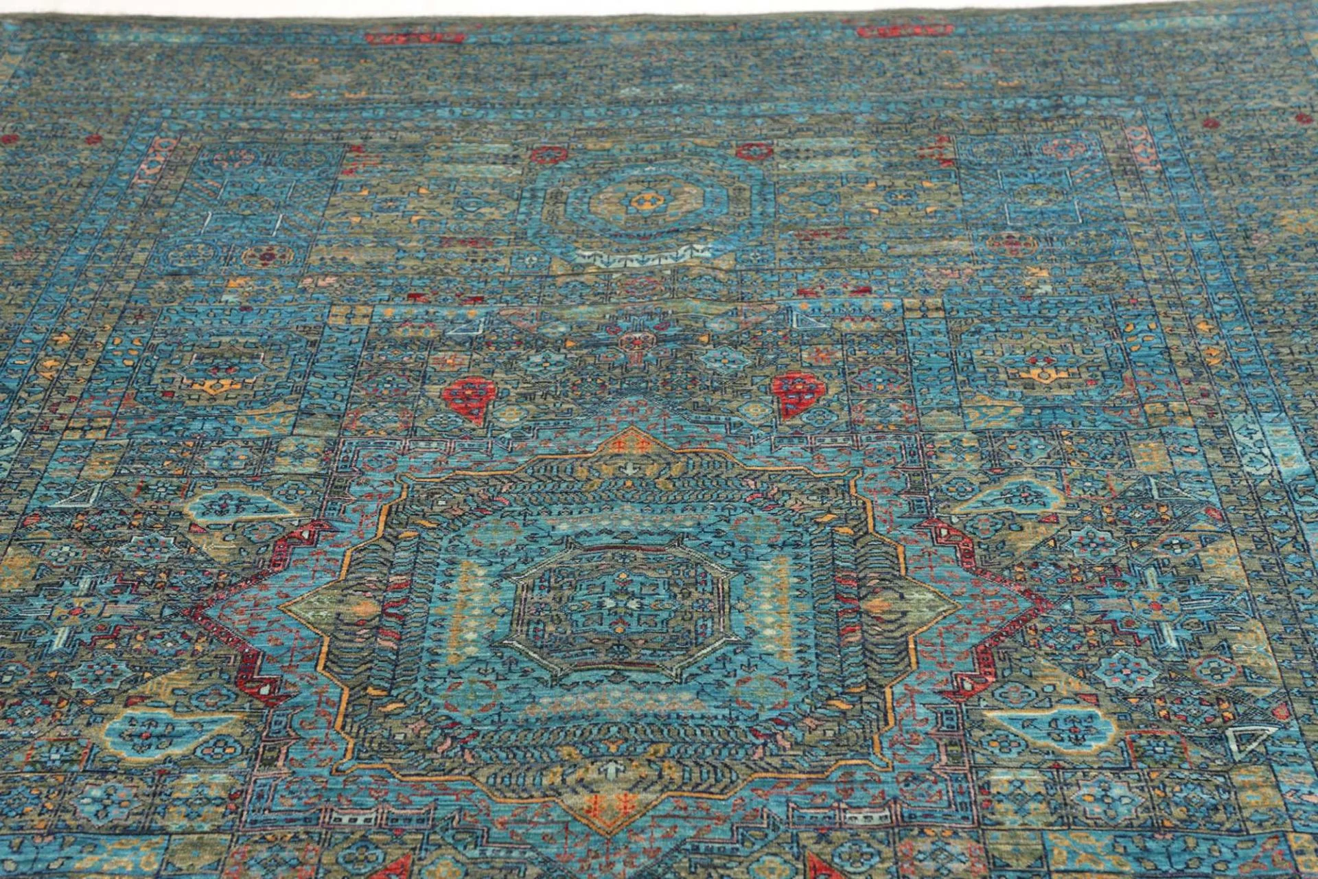 Mamluk Orientteppich aus Pakistan, 202 × 303 cm