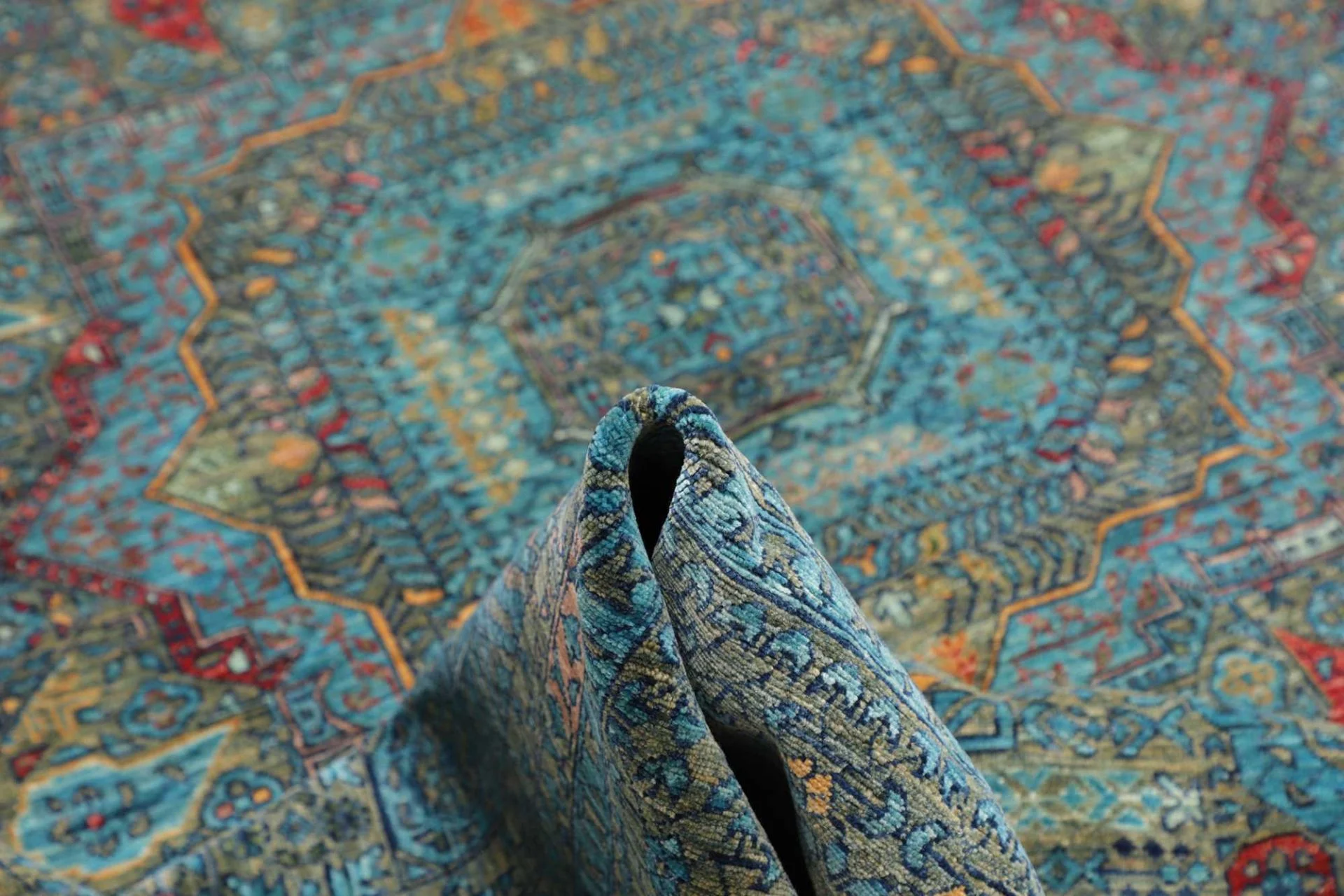 Mamluk Orientteppich aus Pakistan, 202 × 303 cm