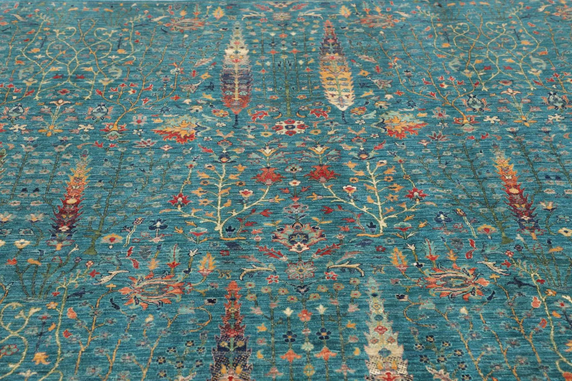 Handgeknüpfter Samarkand Orientteppich, 206 × 295 cm, Wolle