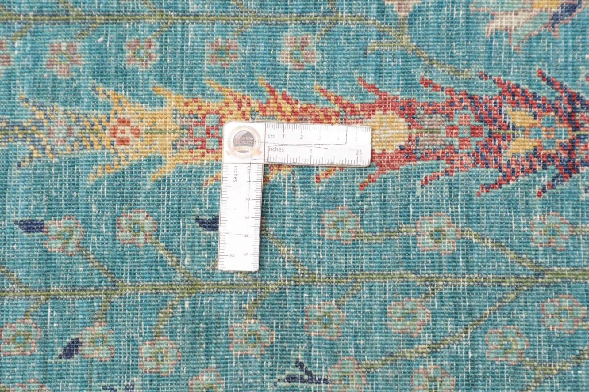 Handgeknüpfter Samarkand Orientteppich, 206 × 295 cm, Wolle