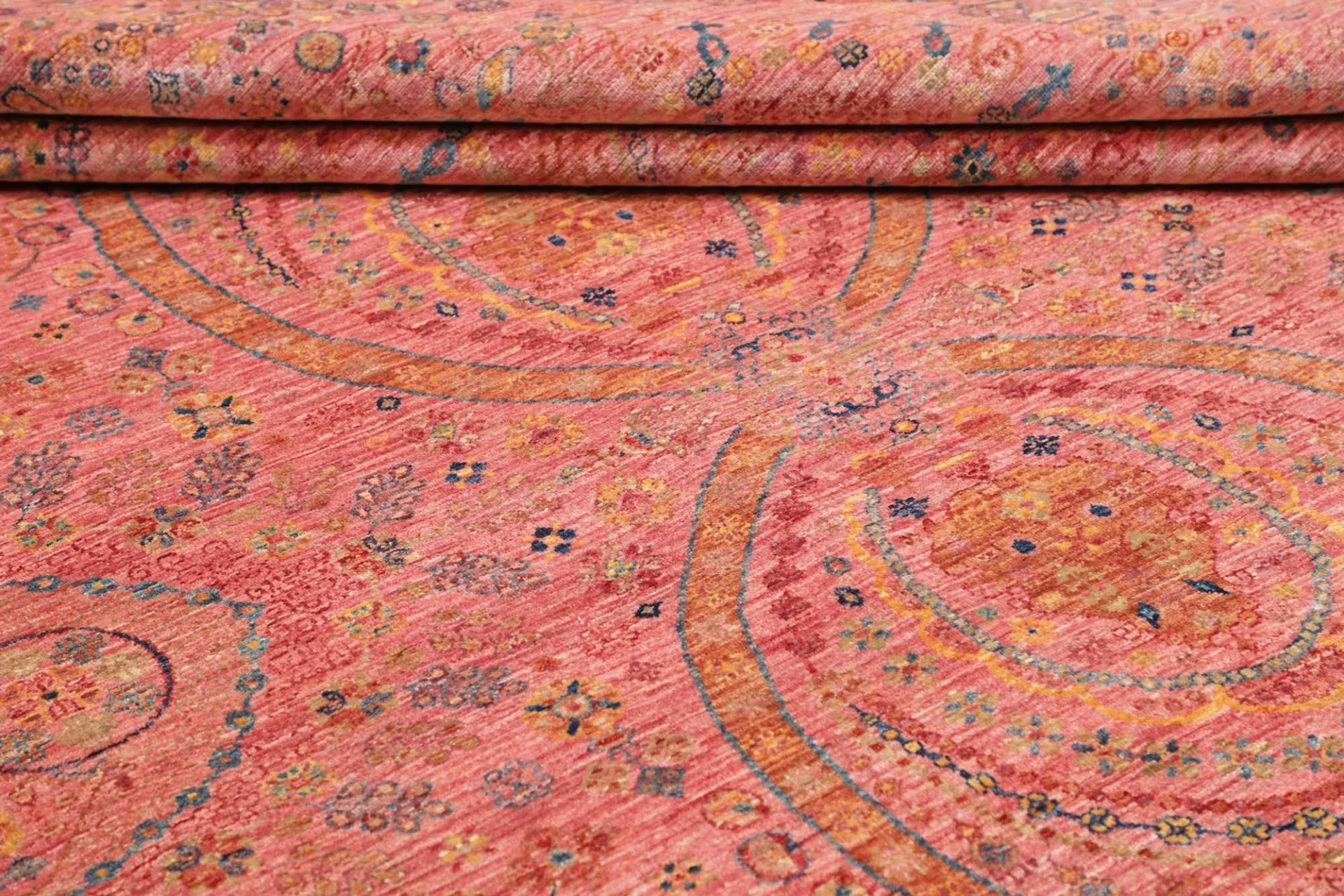 orientteppich-samarkand-250-x-306-cm-schurwolle-handgeknupft-38 Handgeknüpfter Samarkand Orientteppich, 250 × 306 cm, Wolle