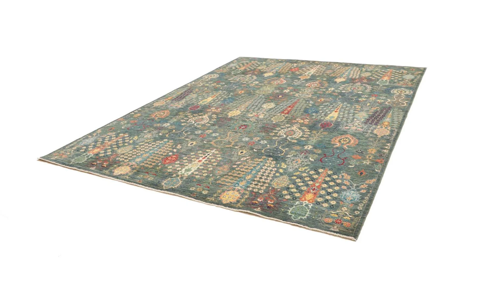 Samarkand Orientteppich 247 × 302 cm aus Wolle, handgeknüpft