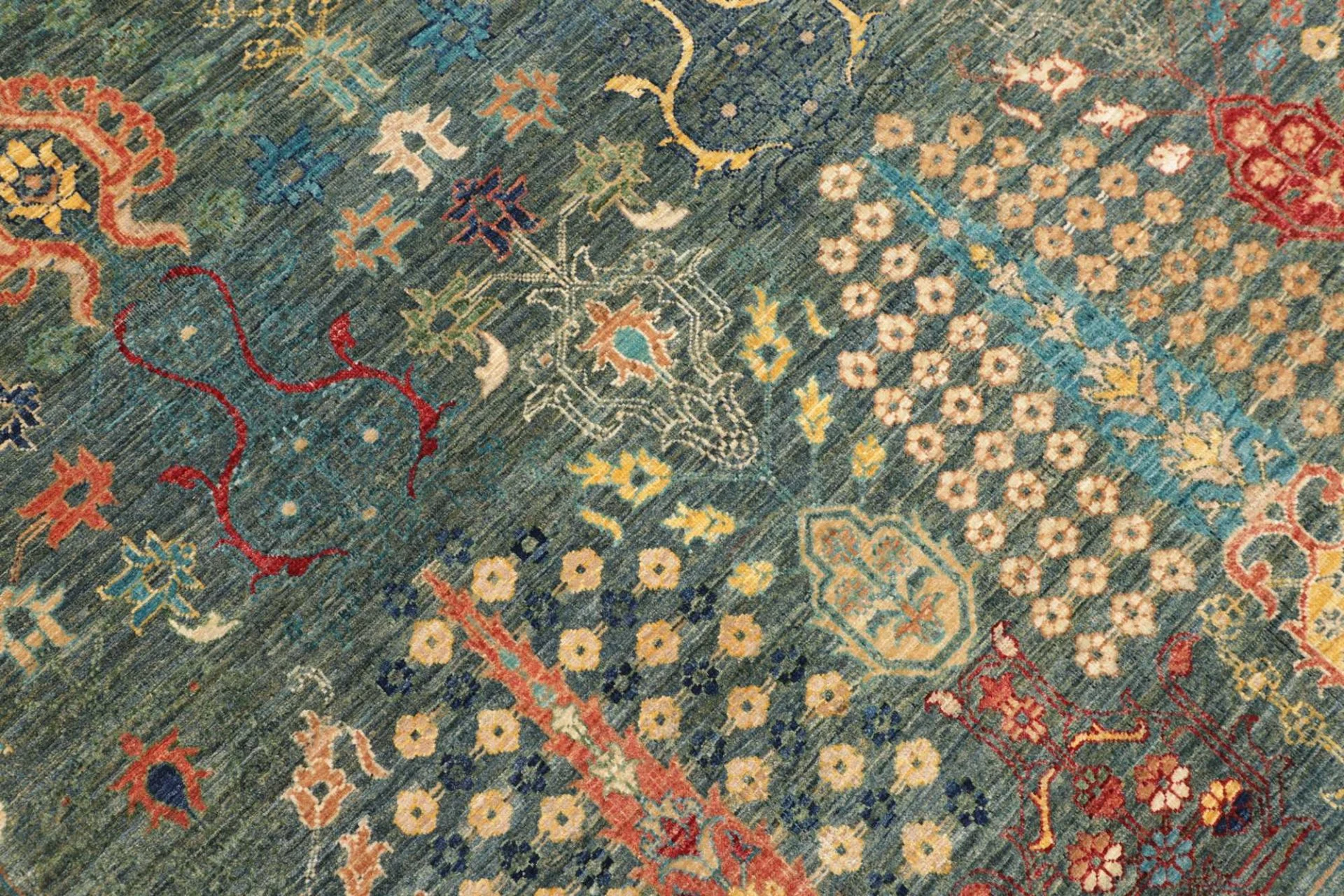 Samarkand Orientteppich 247 × 302 cm aus Wolle, handgeknüpft