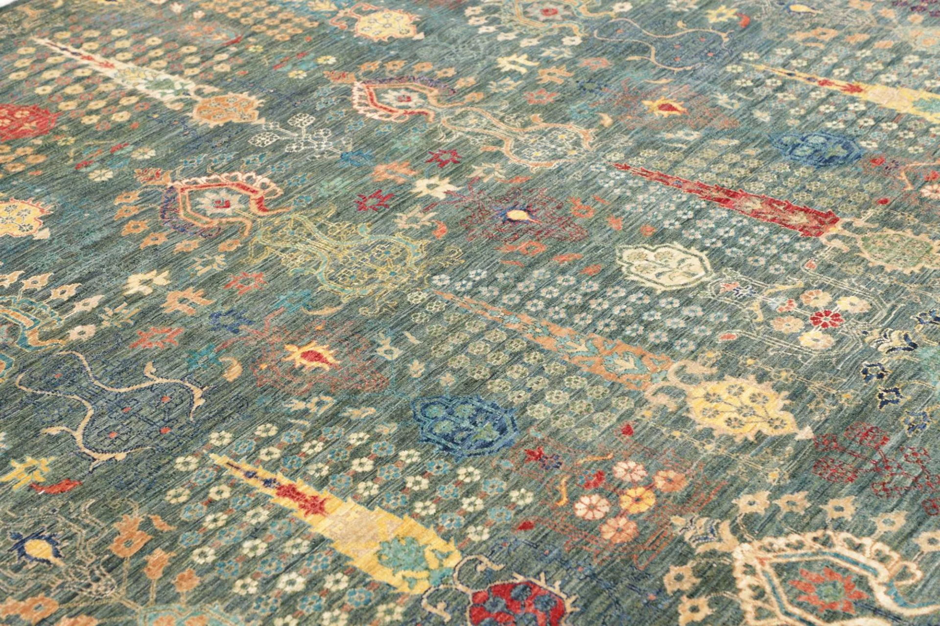 Samarkand Orientteppich 247 × 302 cm aus Wolle, handgeknüpft