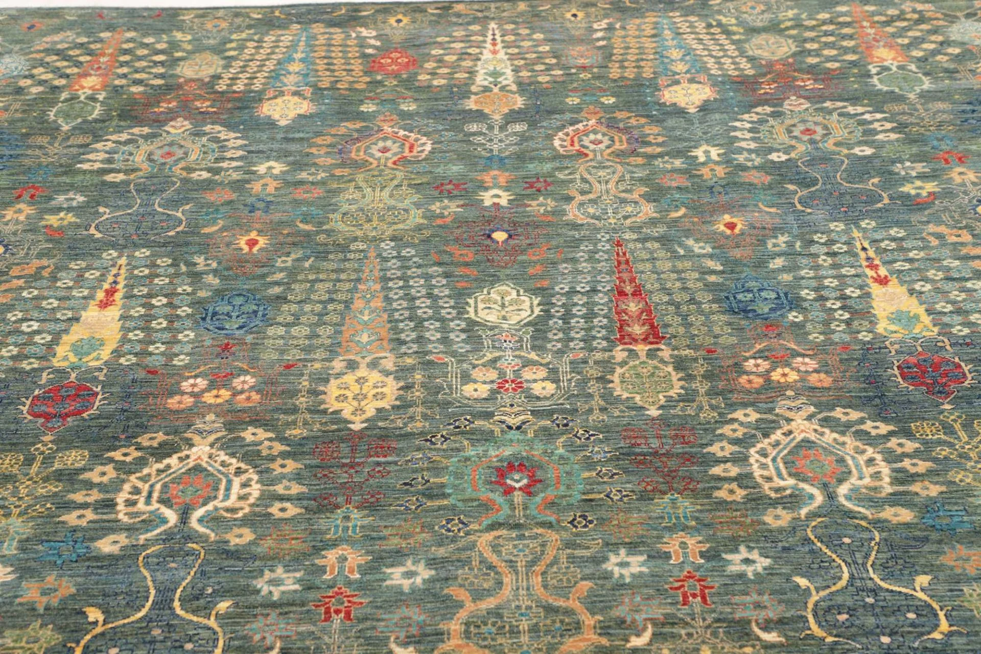 Samarkand Orientteppich 247 × 302 cm aus Wolle, handgeknüpft