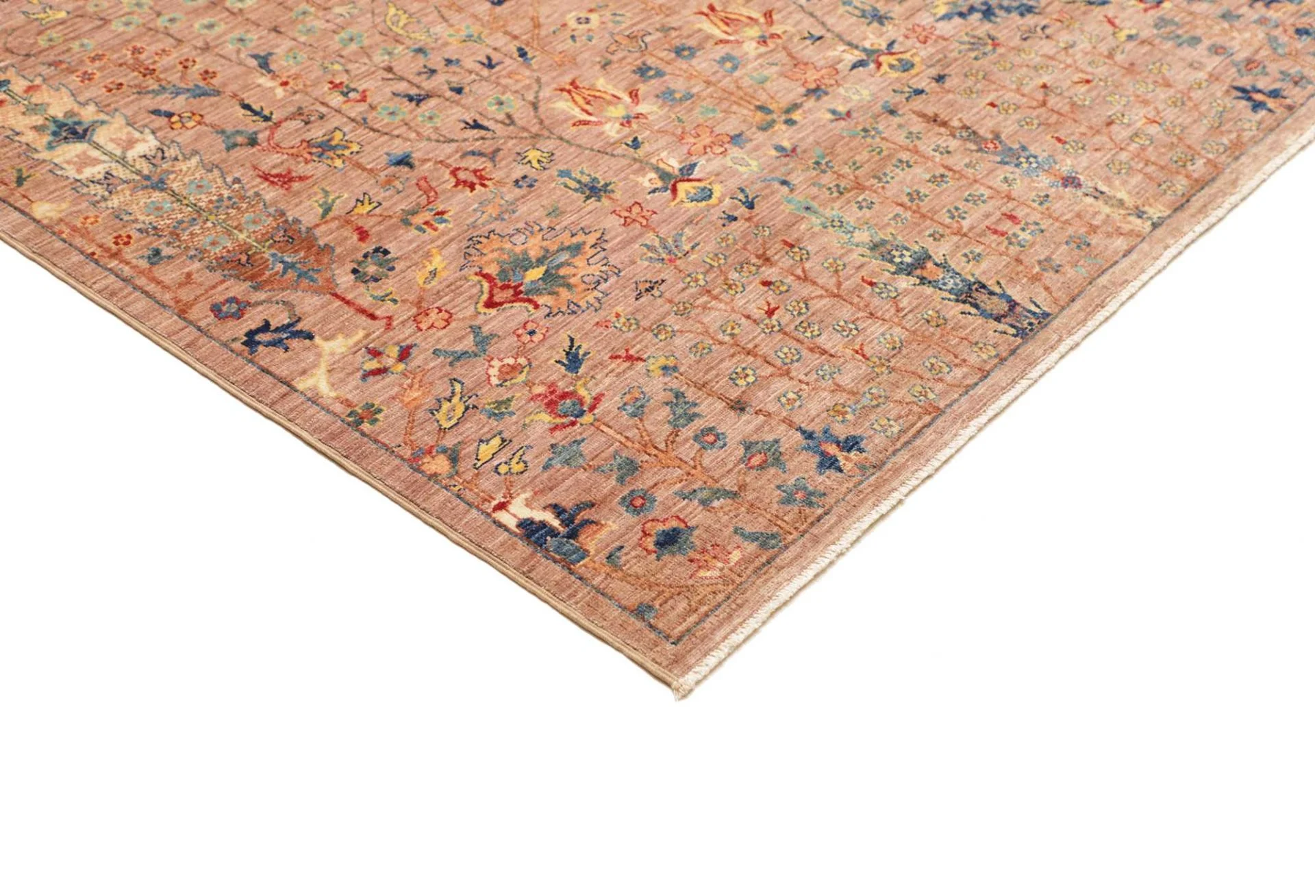 orientteppich-samarkand-247-x-299-cm-schurwolle-handgeknupft-36 Handgeknüpfter Samarkand Orientteppich 247 × 299 cm