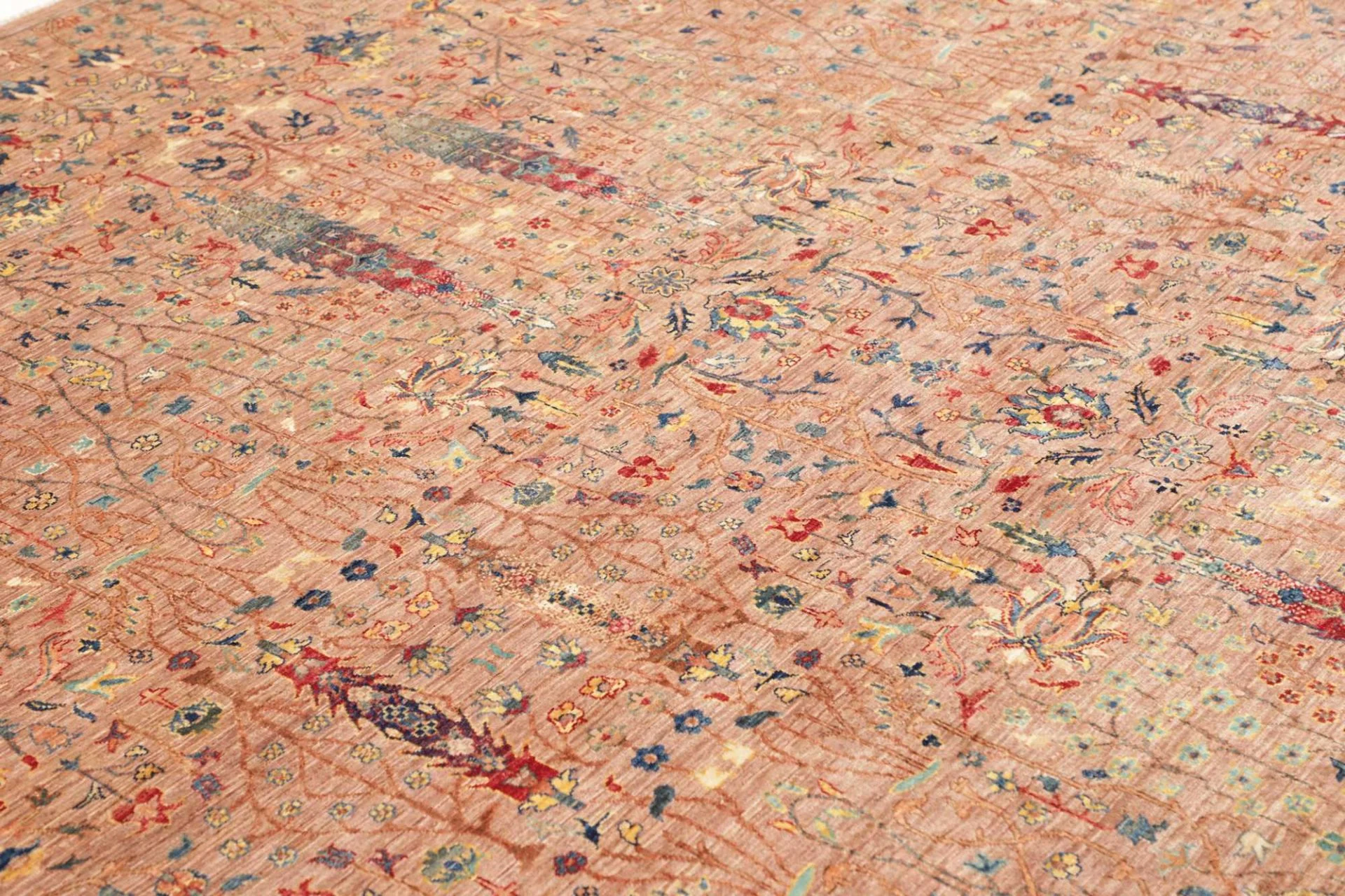 orientteppich-samarkand-247-x-299-cm-schurwolle-handgeknupft-45 Handgeknüpfter Samarkand Orientteppich 247 × 299 cm