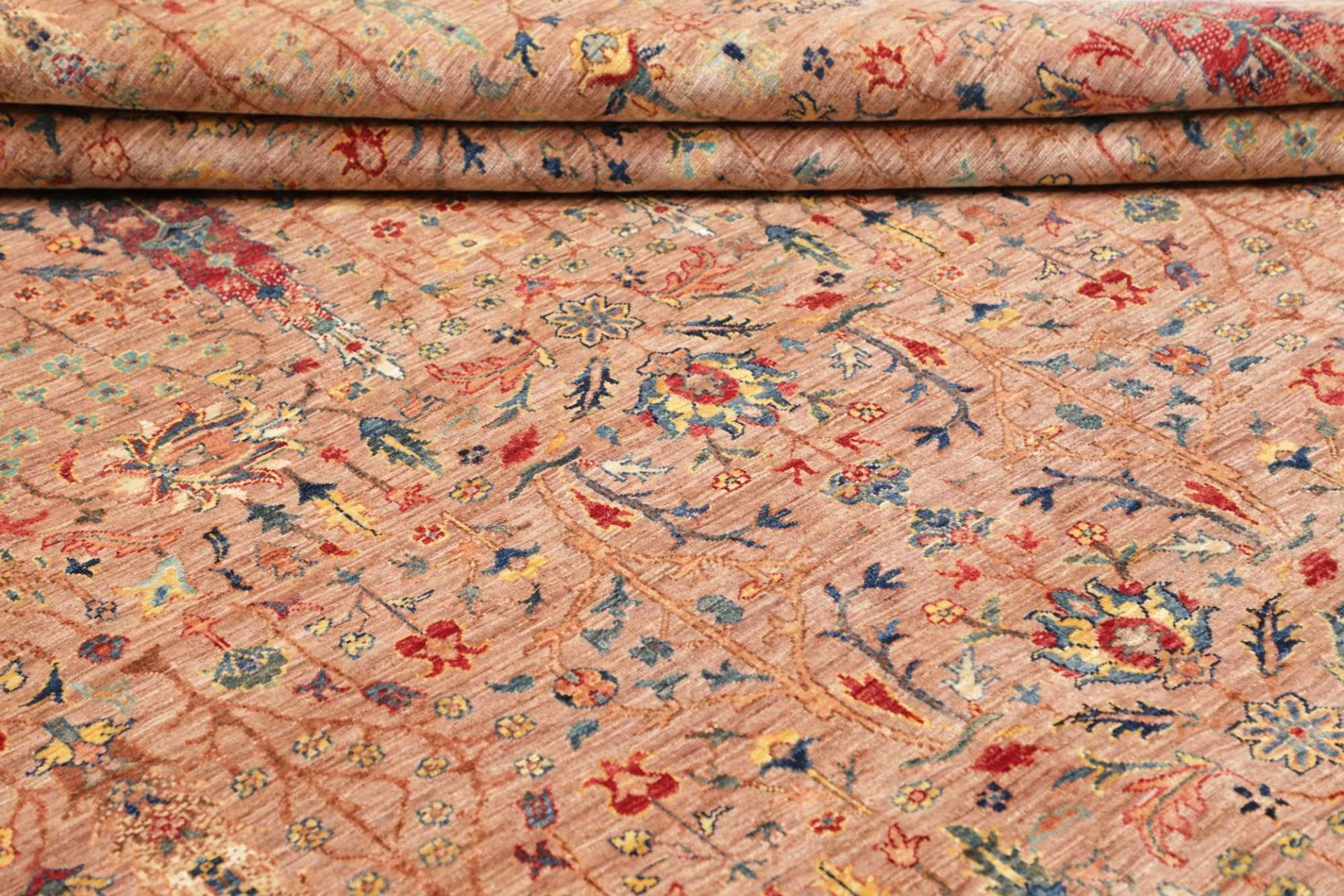 orientteppich-samarkand-247-x-299-cm-schurwolle-handgeknupft-51 Handgeknüpfter Samarkand Orientteppich 247 × 299 cm