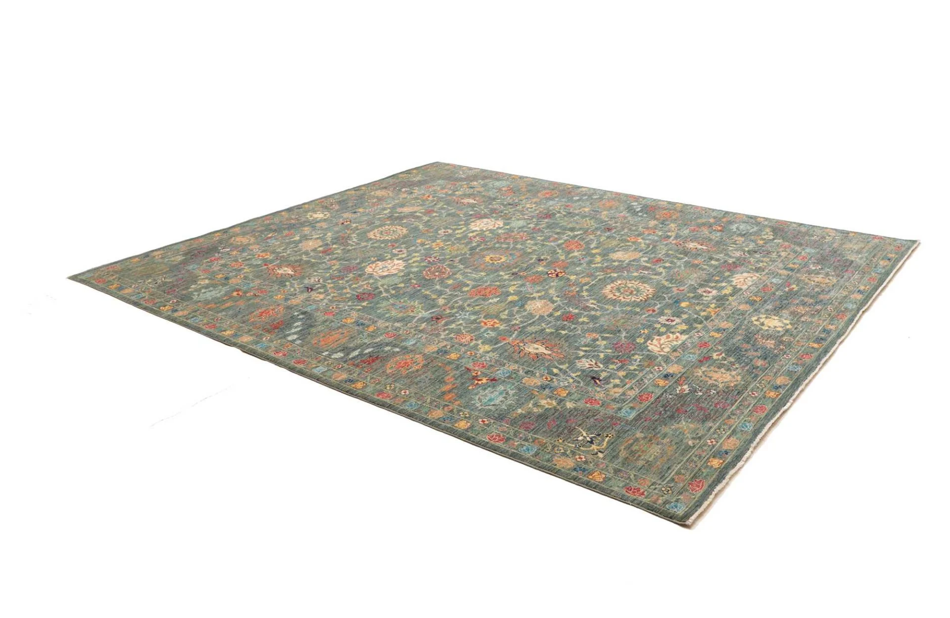 orientteppich-samarkand-248-x-298-cm-schurwolle-handgeknupft-21 Samarkand Orientteppich aus Pakistan, 248 × 298 cm