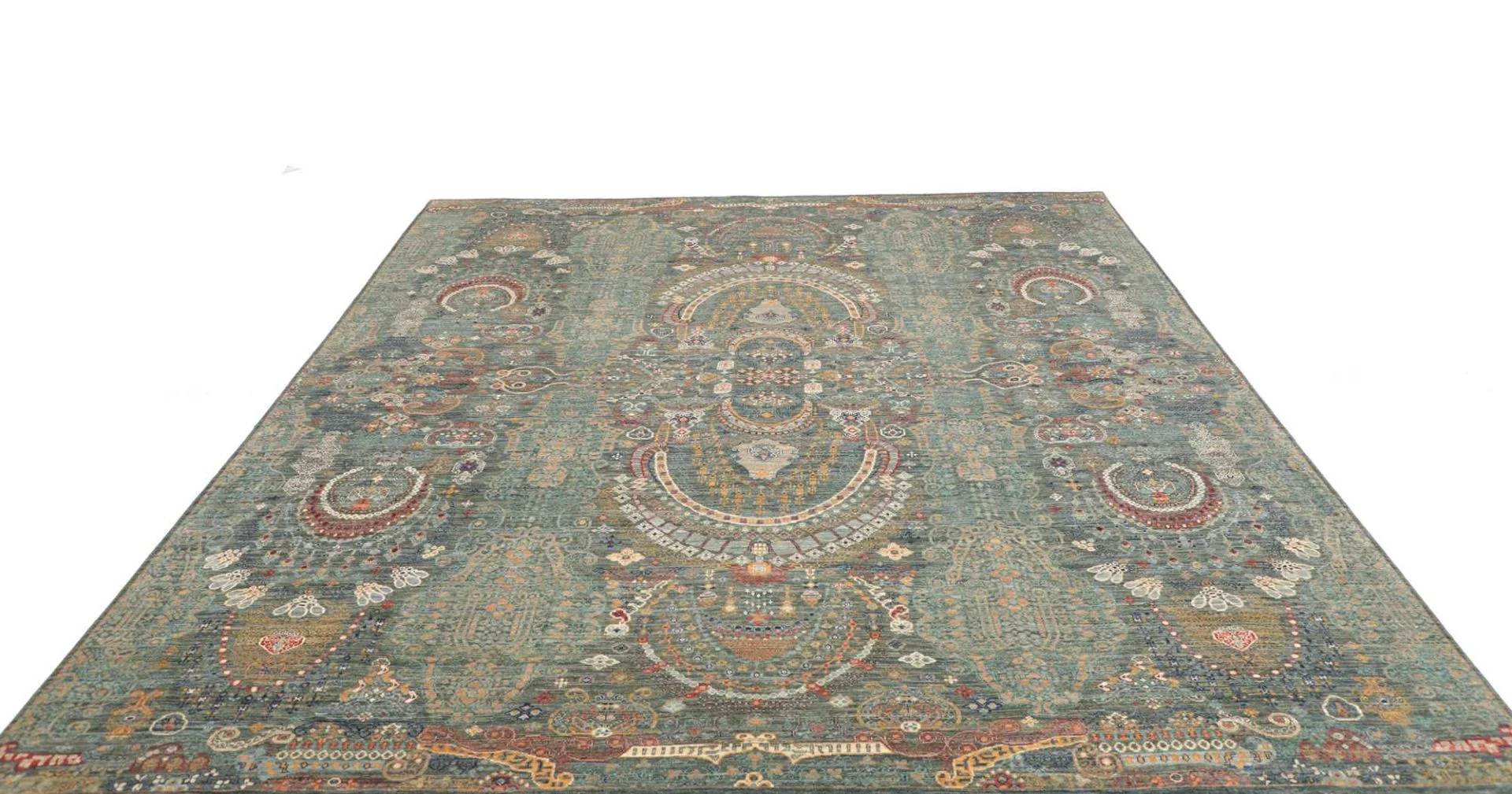 orientteppich-samarkand-251-x-303-cm-schurwolle-handgeknupft-28 Samarkand Orientteppich aus Pakistan, 251 × 303 cm