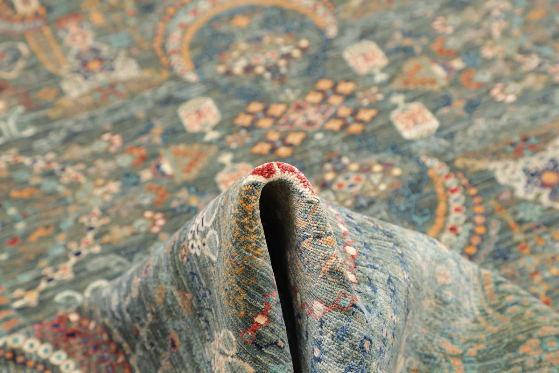 orientteppich-samarkand-251-x-303-cm-schurwolle-handgeknupft-47 Samarkand Orientteppich aus Pakistan, 251 × 303 cm